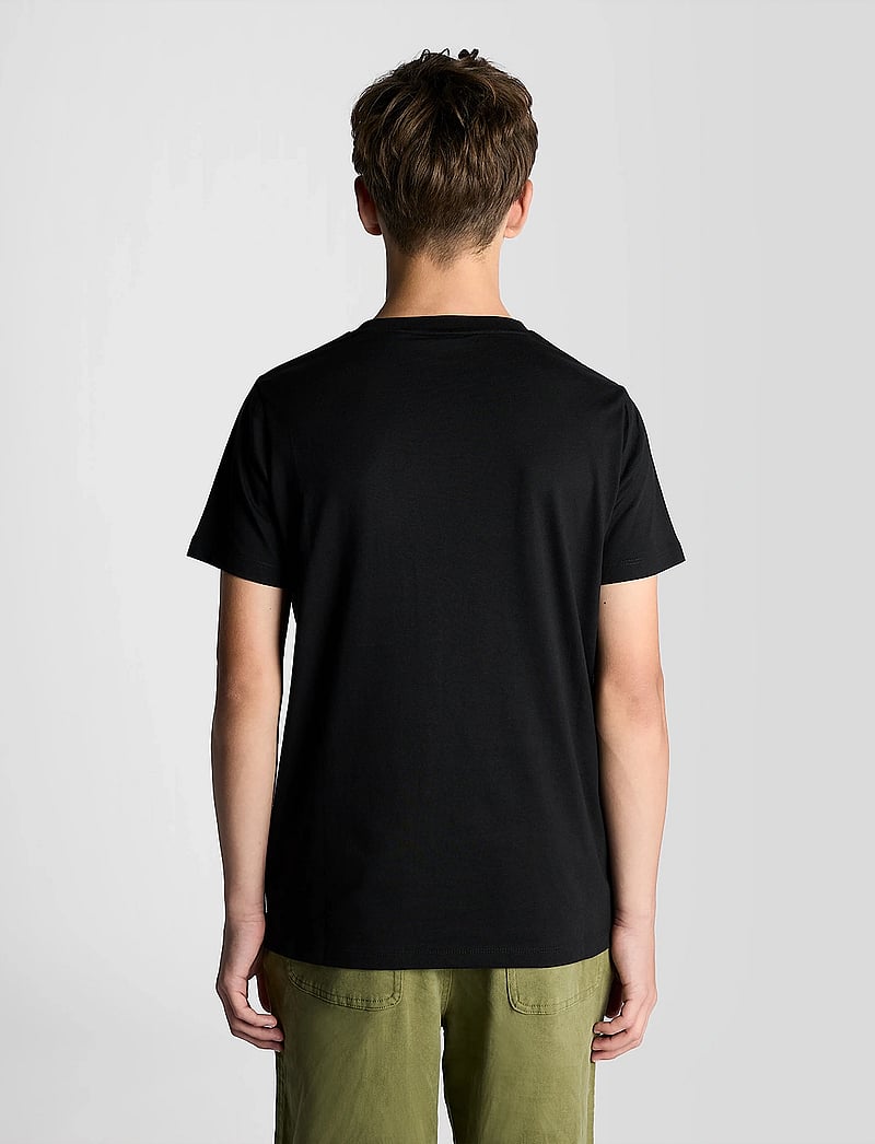 Lyle & Scott - Plain T-shirt - kortærmede t-shirts - z865 jet black - 4