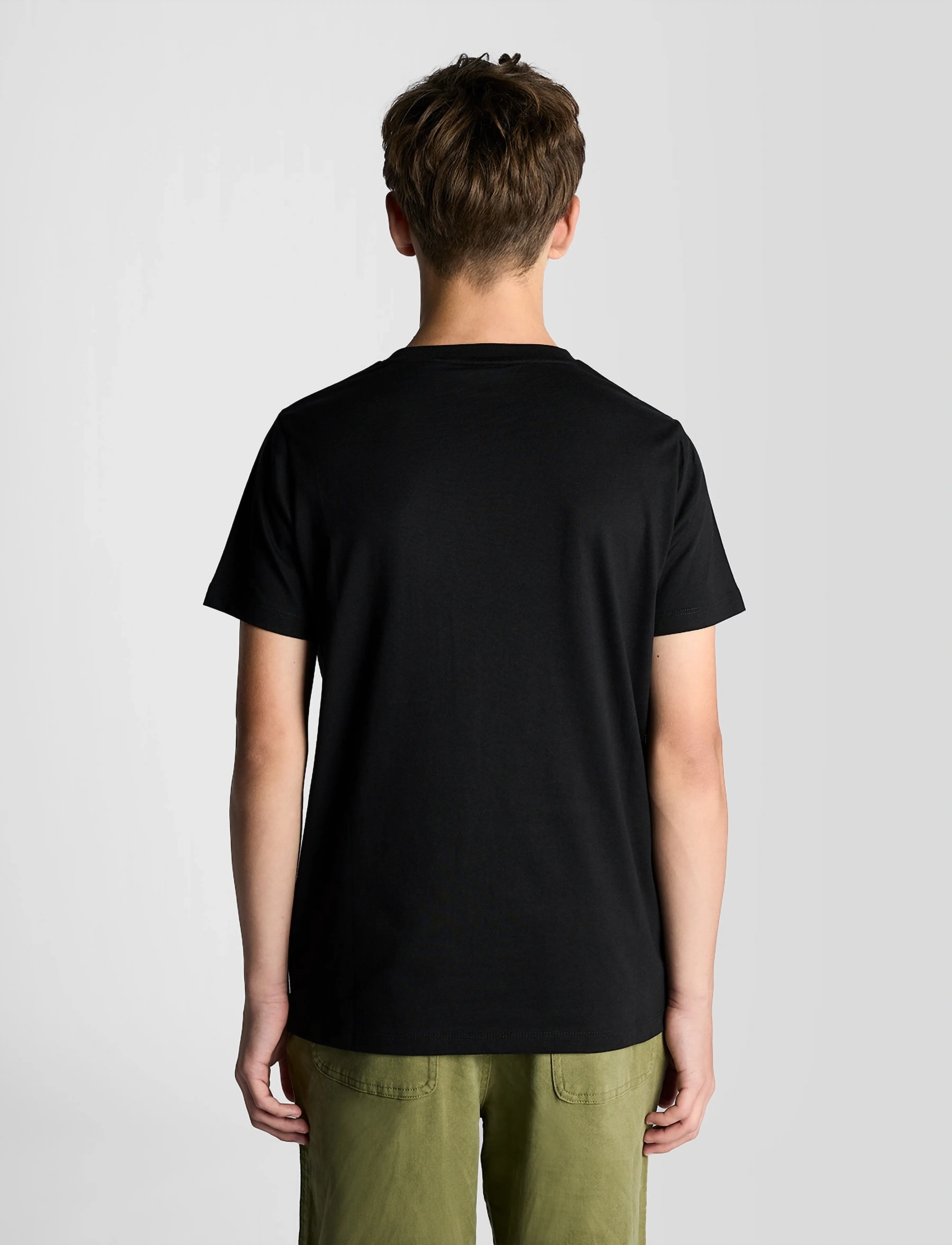 Lyle & Scott - Plain T-shirt - lühikeste varrukatega t-särgid - z865 jet black - 4