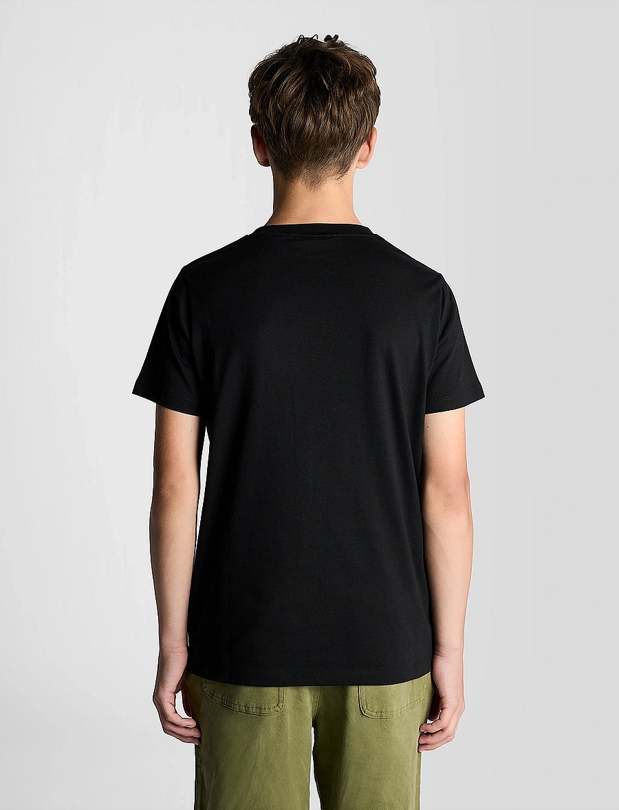 Lyle & Scott - Plain T-shirt - lühikeste varrukatega t-särgid - z865 jet black - 4