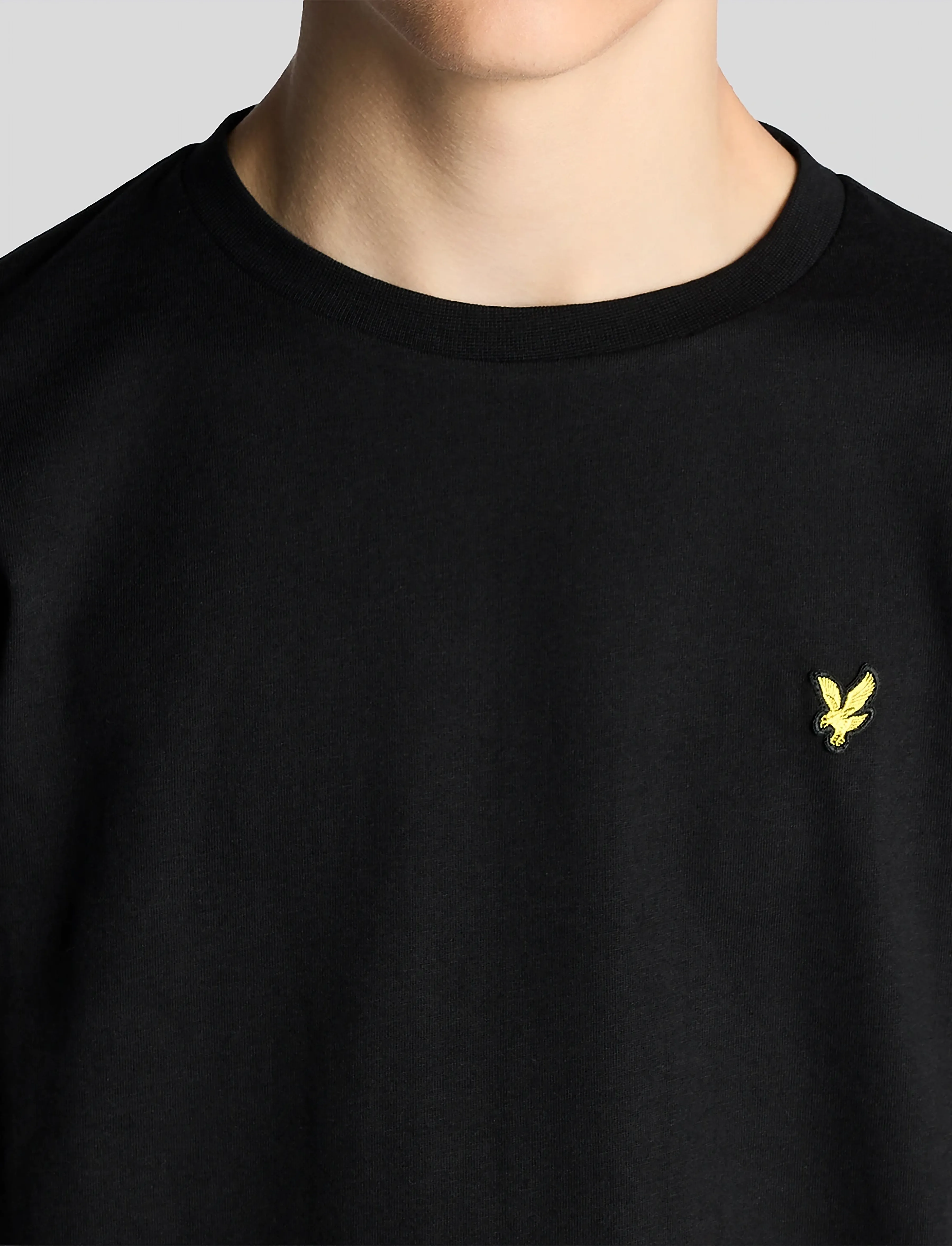Lyle & Scott - Plain T-shirt - lühikeste varrukatega t-särgid - z865 jet black - 5