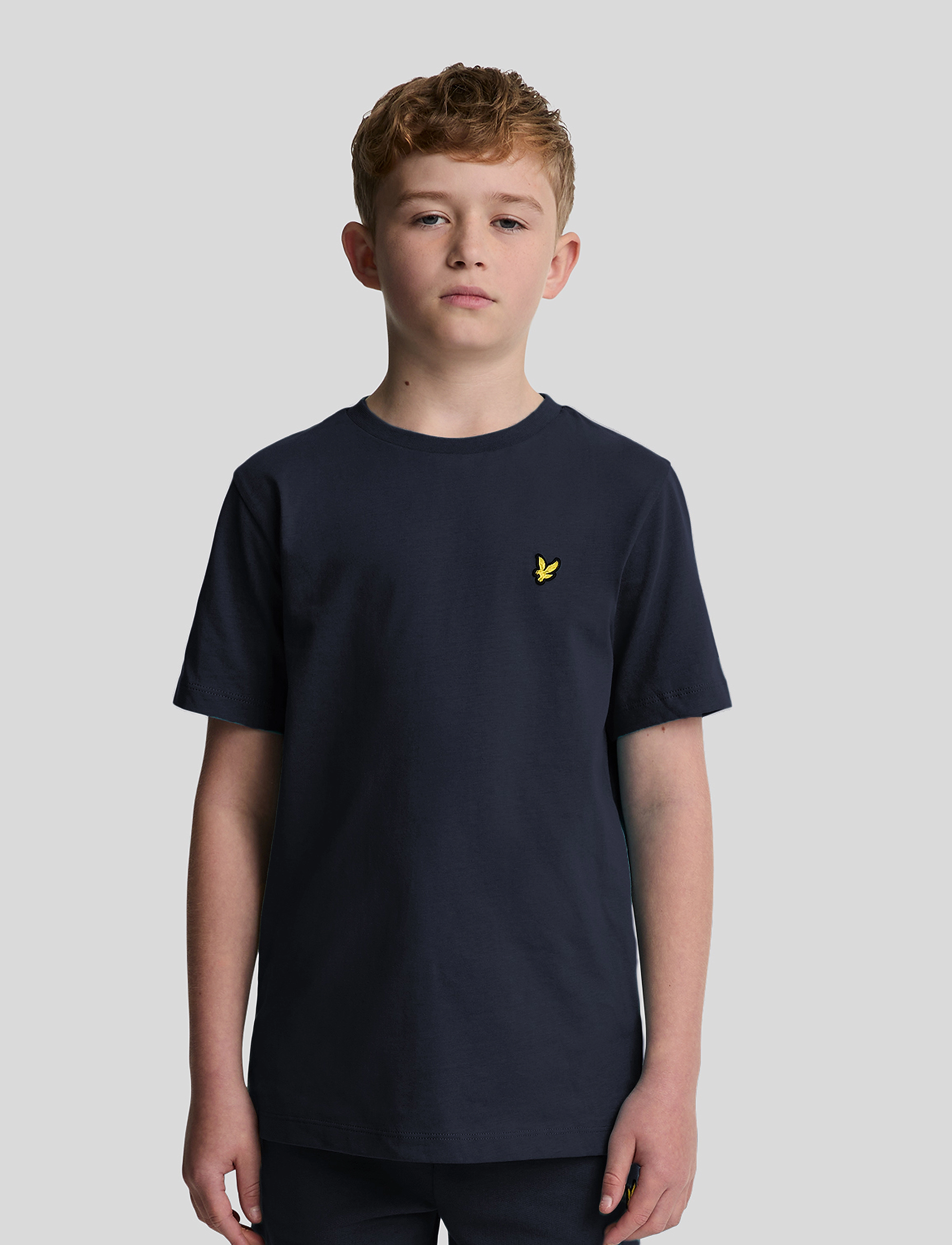 Lyle & Scott Plain T-shirt - Toppar & T-shirts - Z99 NAVY / navy