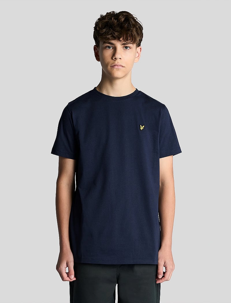 Lyle & Scott - Plain T-shirt - kortärmade t-shirts - z99 navy - 0