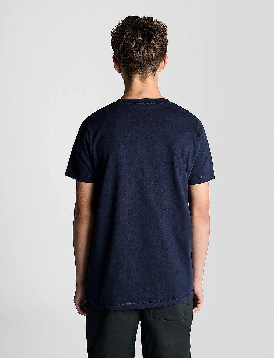 Lyle & Scott - Plain T-shirt - kortærmede t-shirts - z99 navy - 4