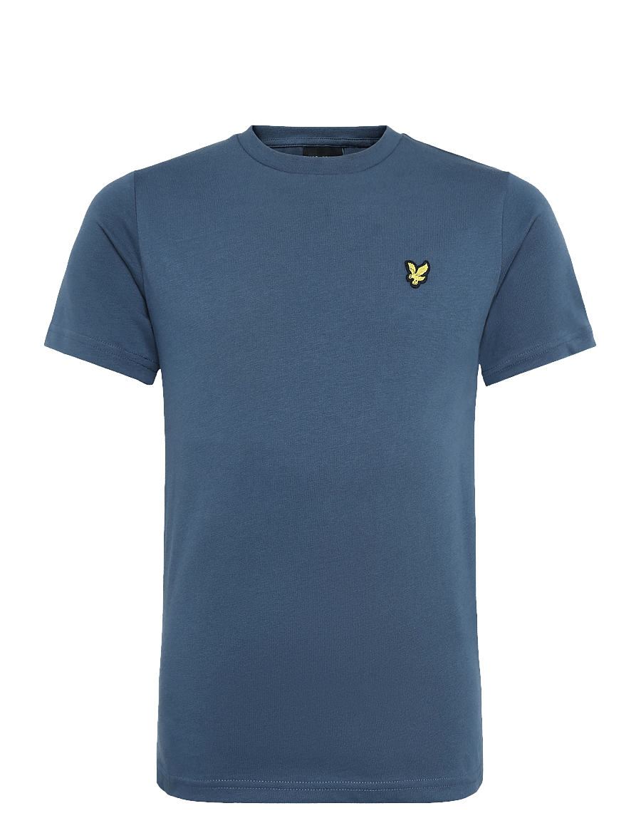 Lyle & Scott - Plain T-shirt - kurzärmelige - aegean blue - 0