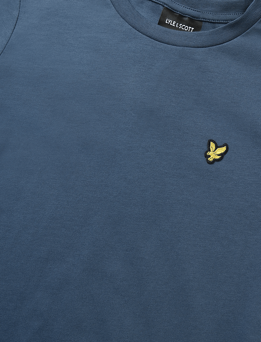 Lyle & Scott - Plain T-shirt - kurzärmelige - aegean blue - 2