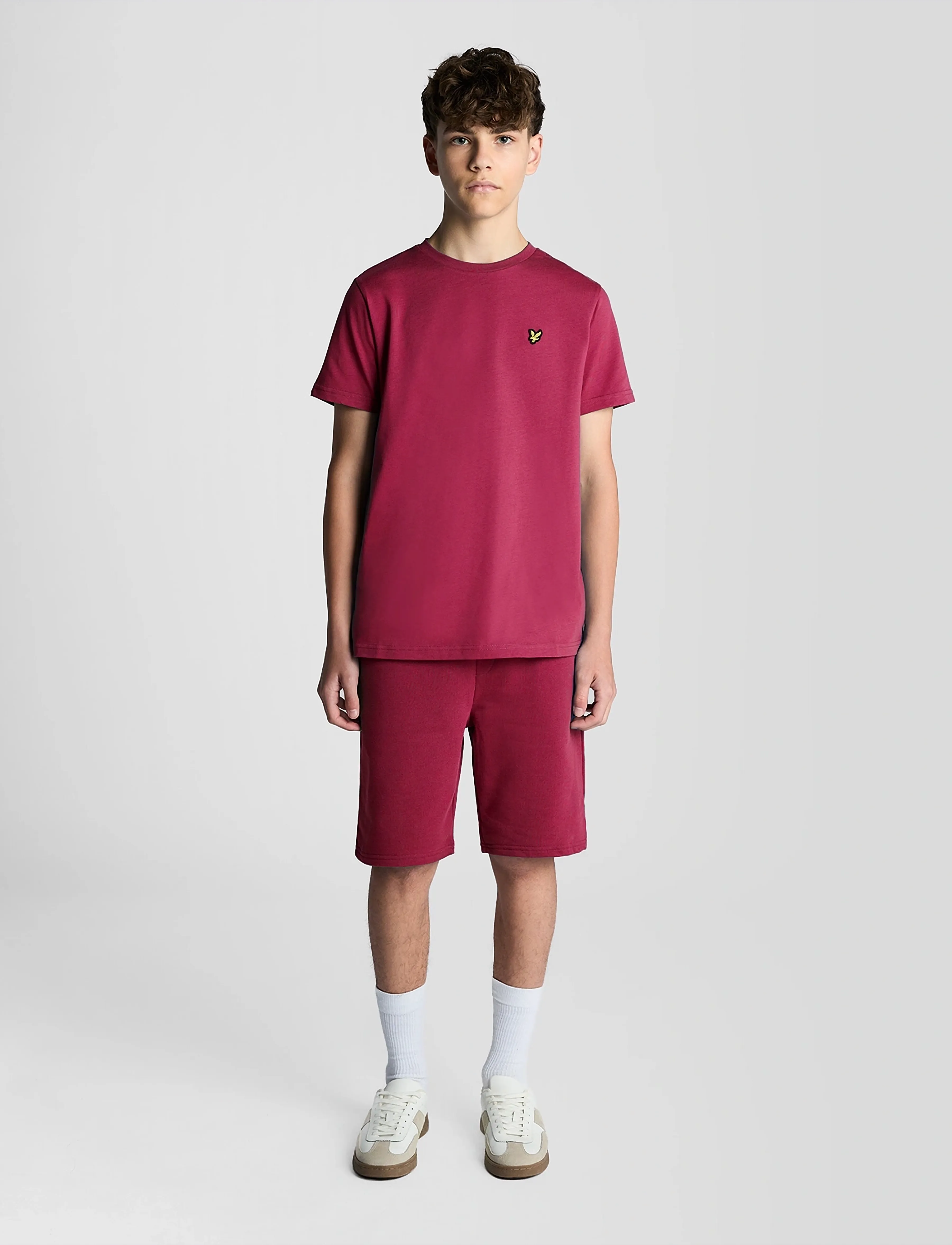 Lyle & Scott - Plain T-shirt - kurzärmelige - e46 cranberry - 2
