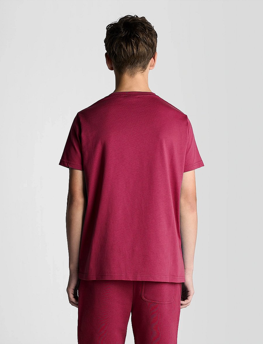 Lyle & Scott - Plain T-shirt - kurzärmelige - e46 cranberry - 3