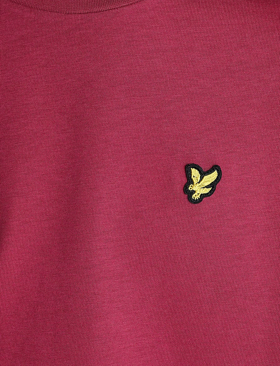 Lyle & Scott - Plain T-shirt - kurzärmelige - e46 cranberry - 5