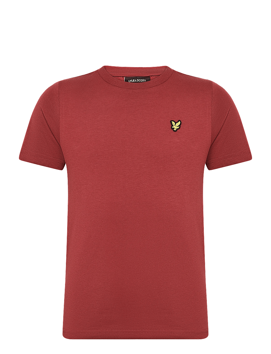 Lyle & Scott - Plain T-shirt - kortärmade t-shirts - oxblood red - 0