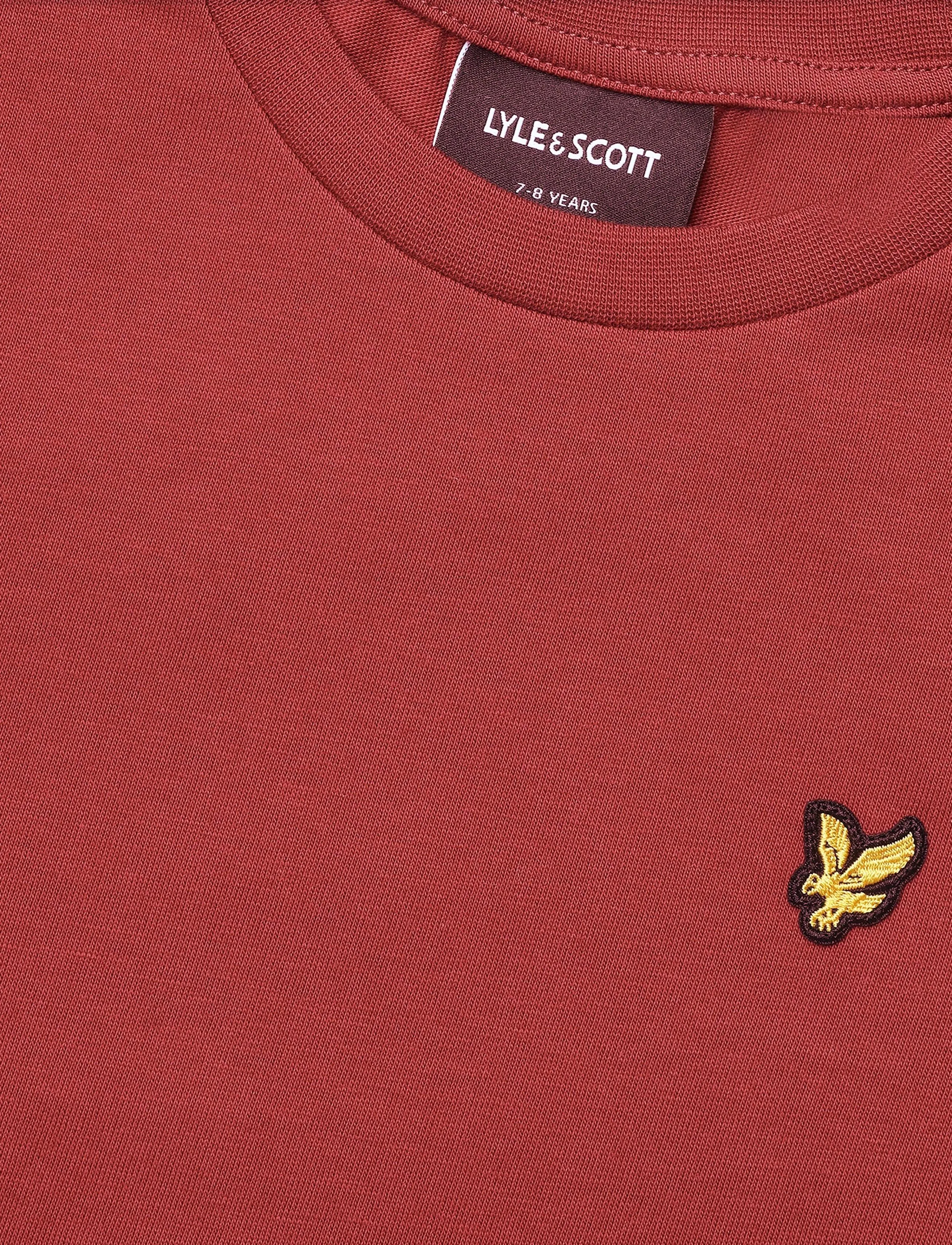 Lyle & Scott - Plain T-shirt - kortärmade t-shirts - oxblood red - 2