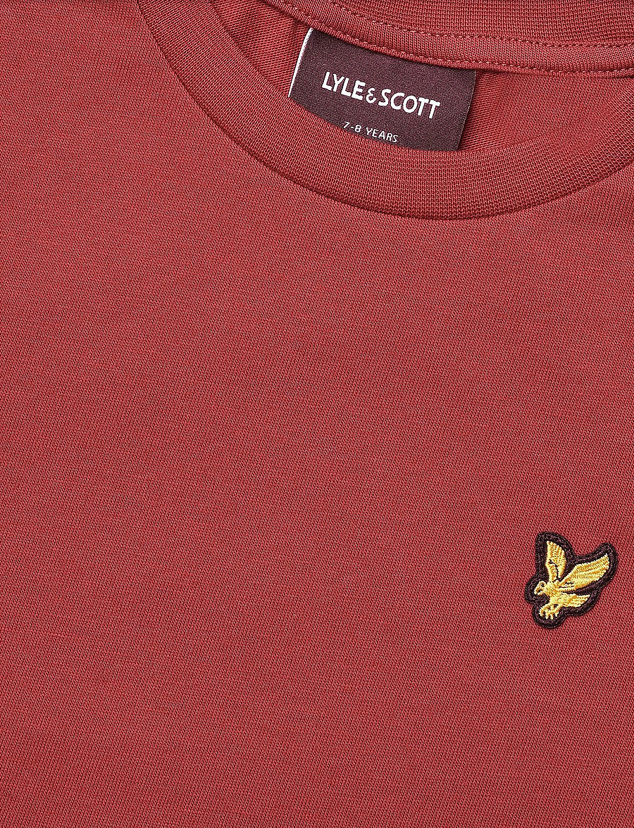Lyle & Scott - Plain T-shirt - kortärmade t-shirts - oxblood red - 2