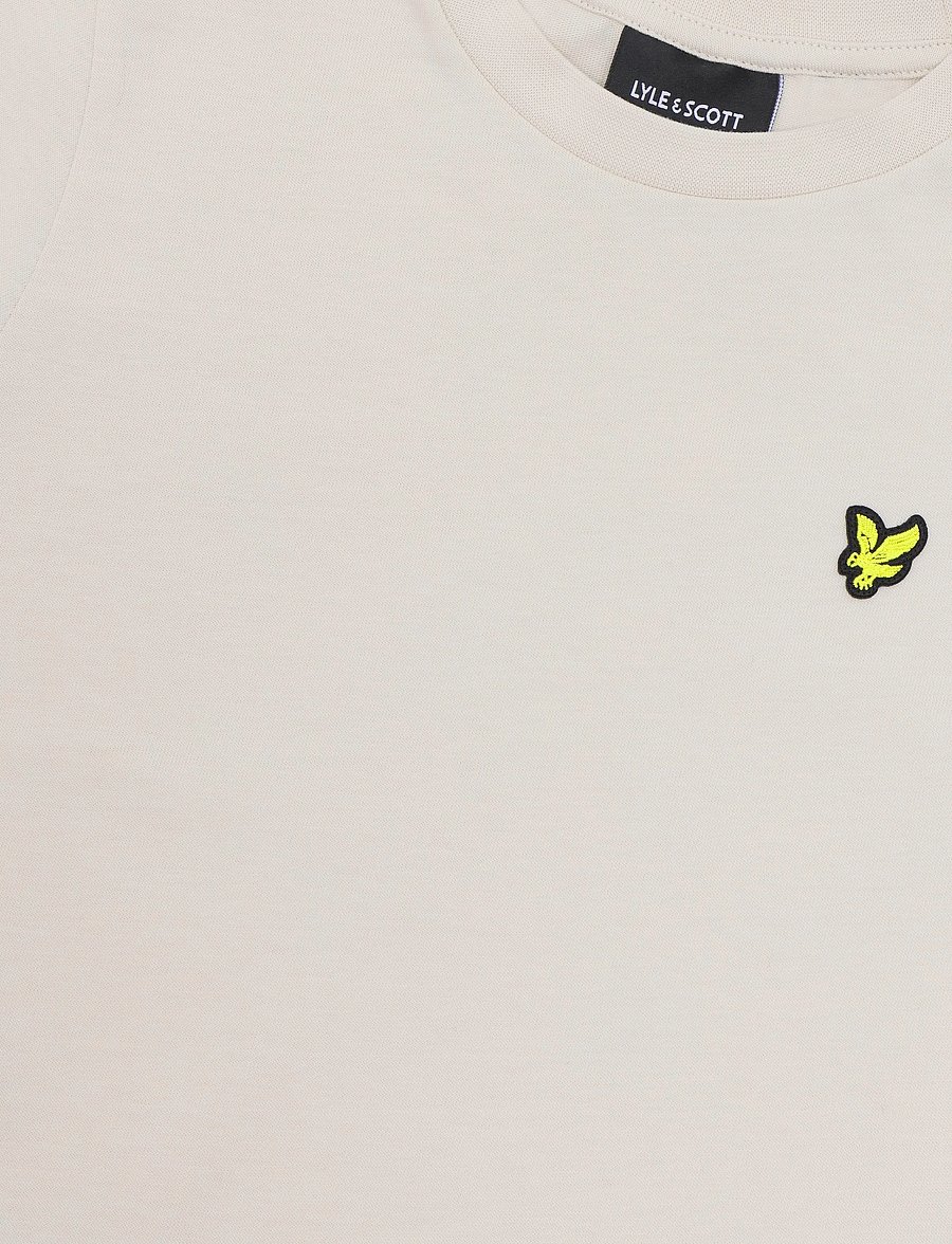 Lyle & Scott - Plain T-shirt - kurzärmelige - putty - 2