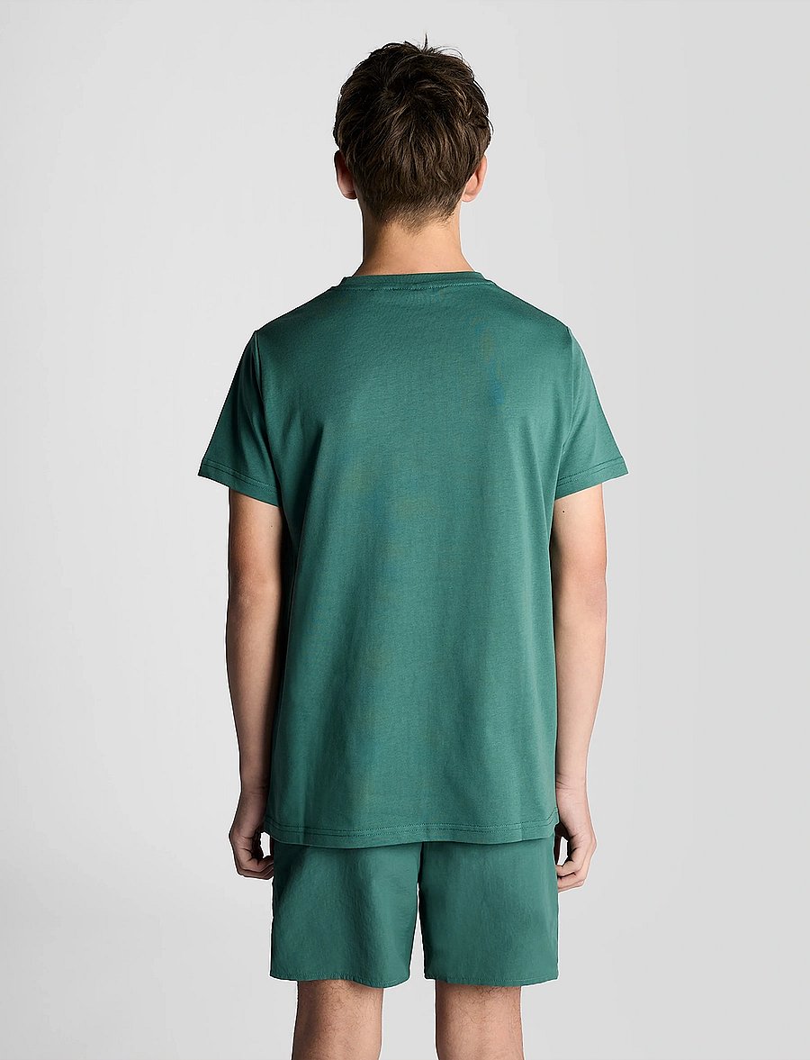Lyle & Scott - Plain T-shirt - lühikeste varrukatega t-särgid - w130 everglade - 3