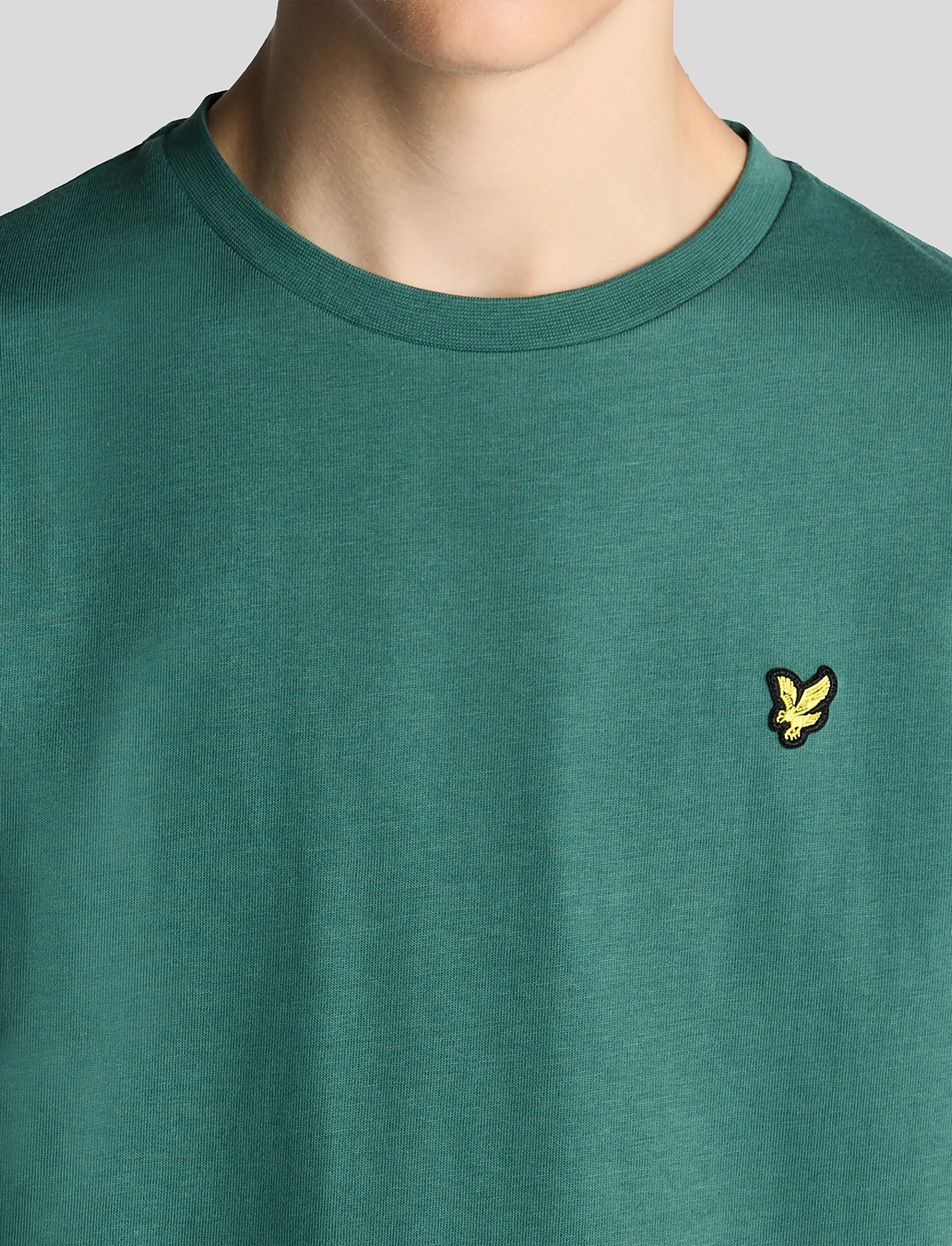 Lyle & Scott - Plain T-shirt - kurzärmelige - w130 everglade - 4