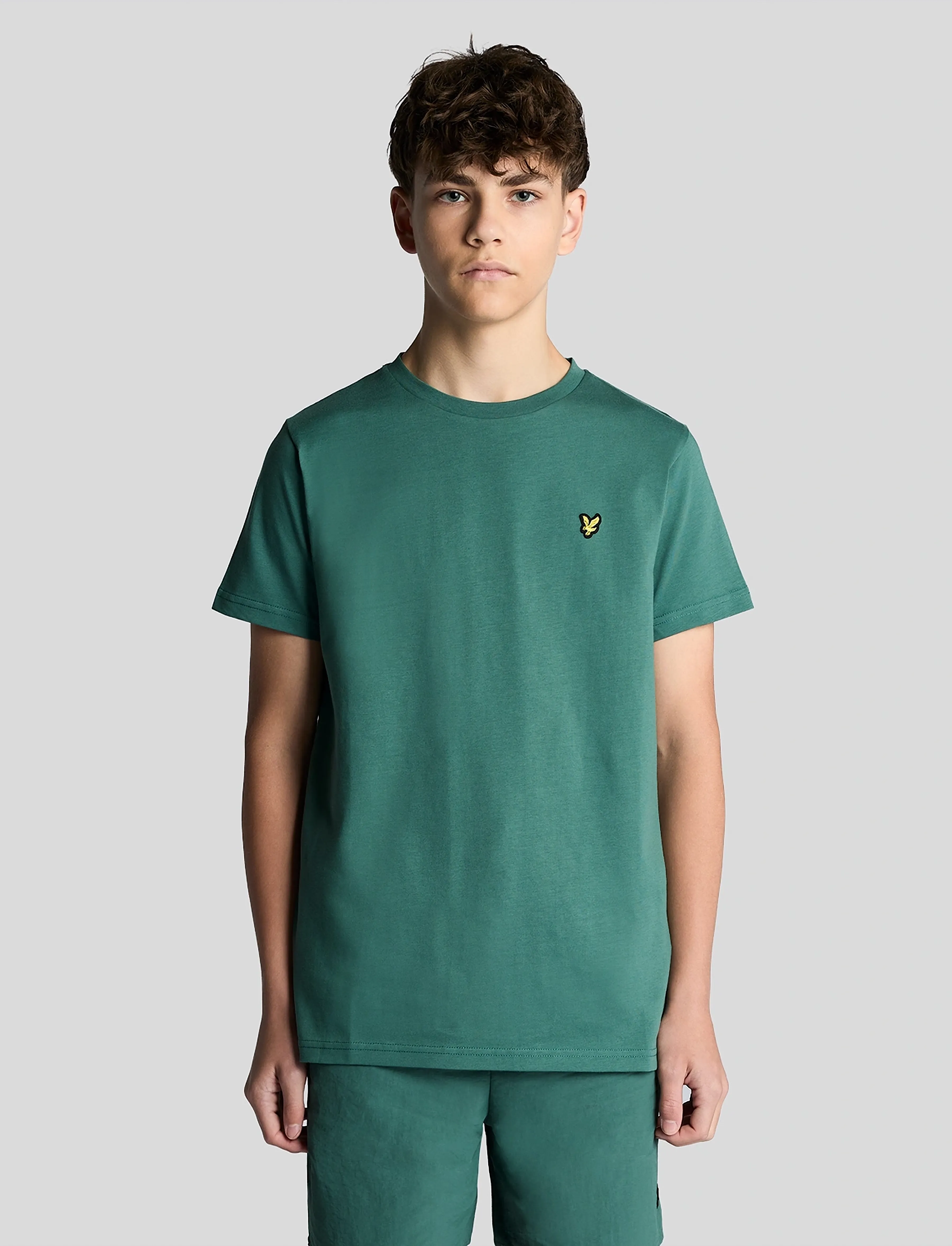 Lyle & Scott - Plain T-shirt - kurzärmelige - w130 everglade - 5
