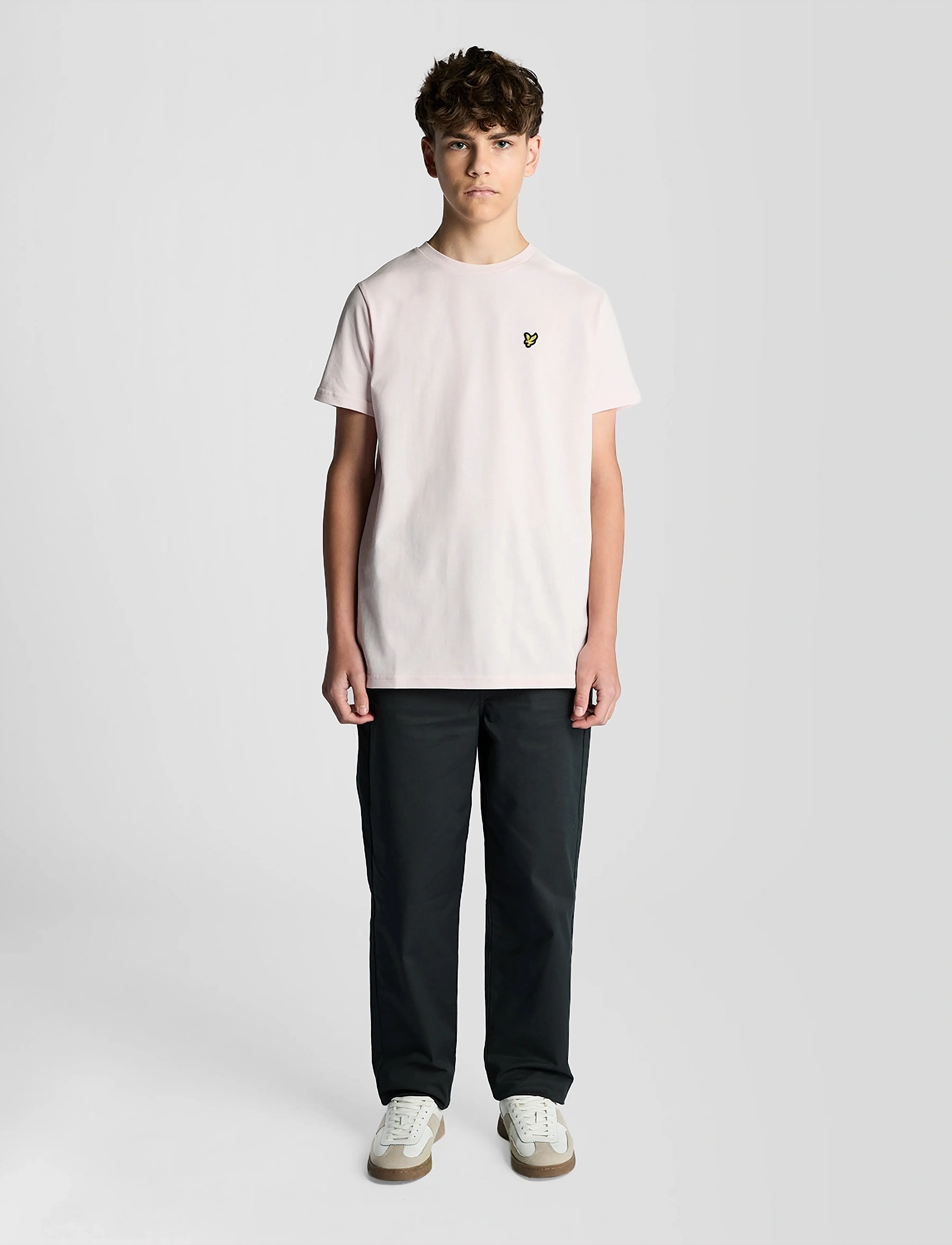 Lyle & Scott Plain T-Shirt, 110-116, T-shirts, Rosa - Short-sleeved, Kinder
