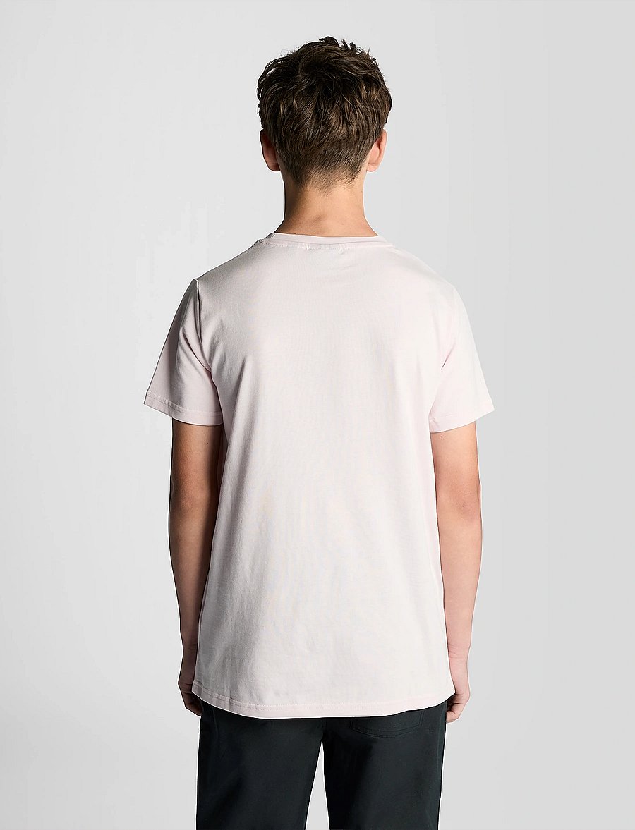 Lyle & Scott - Plain T-shirt - lühikeste varrukatega t-särgid - w488 light pink - 3
