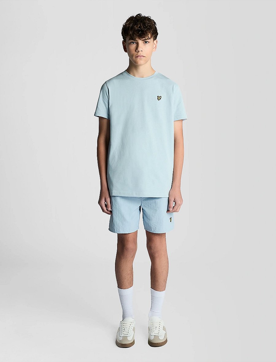 Lyle & Scott - Plain T-shirt - kortærmede t-shirts - w596 opal blue - 0