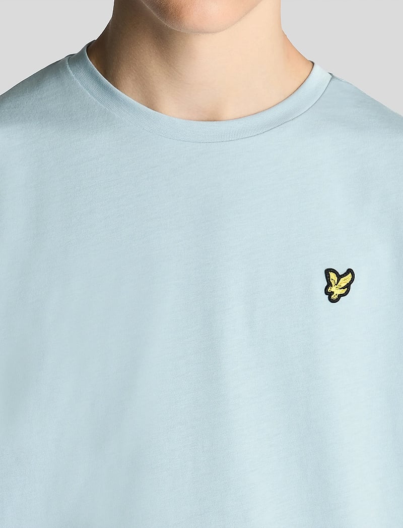 Lyle & Scott - Plain T-shirt - kurzärmelige - w596 opal blue - 3
