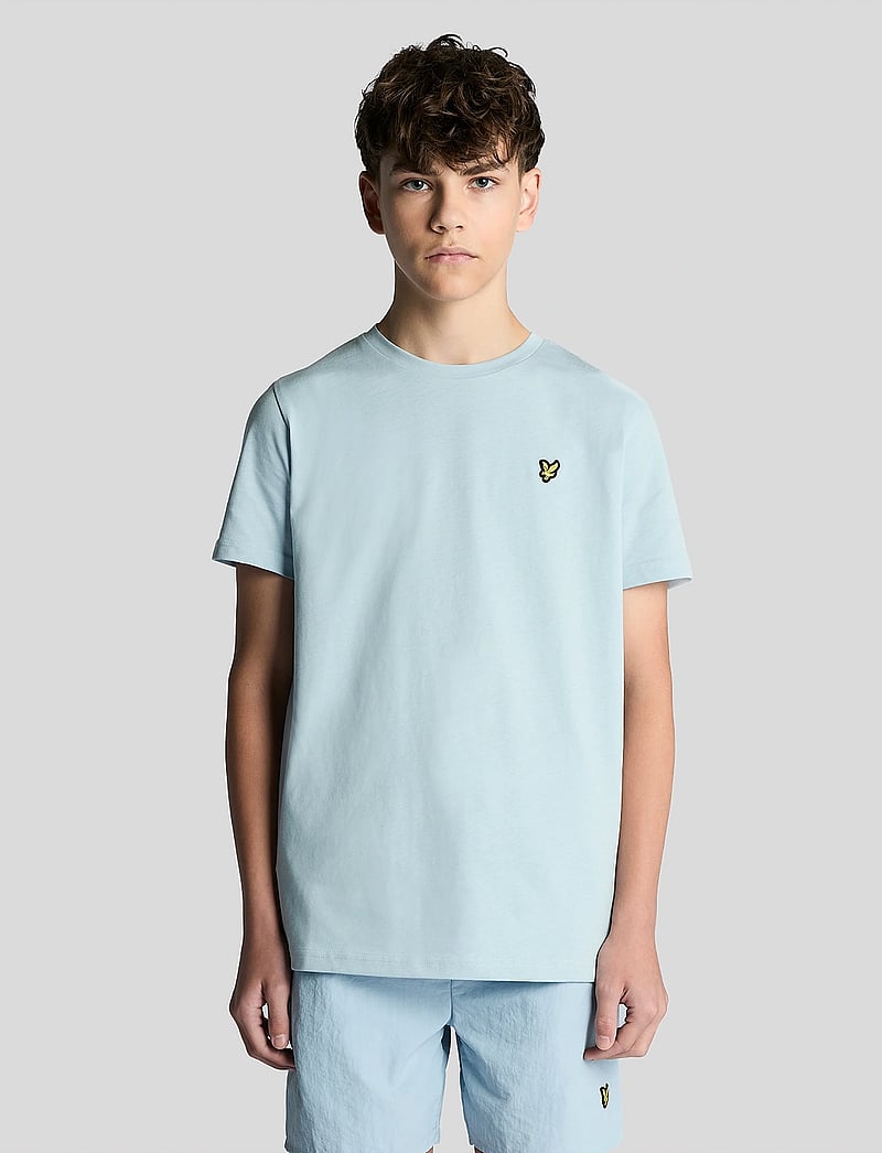 Lyle & Scott - Plain T-shirt - kurzärmelige - w596 opal blue - 4