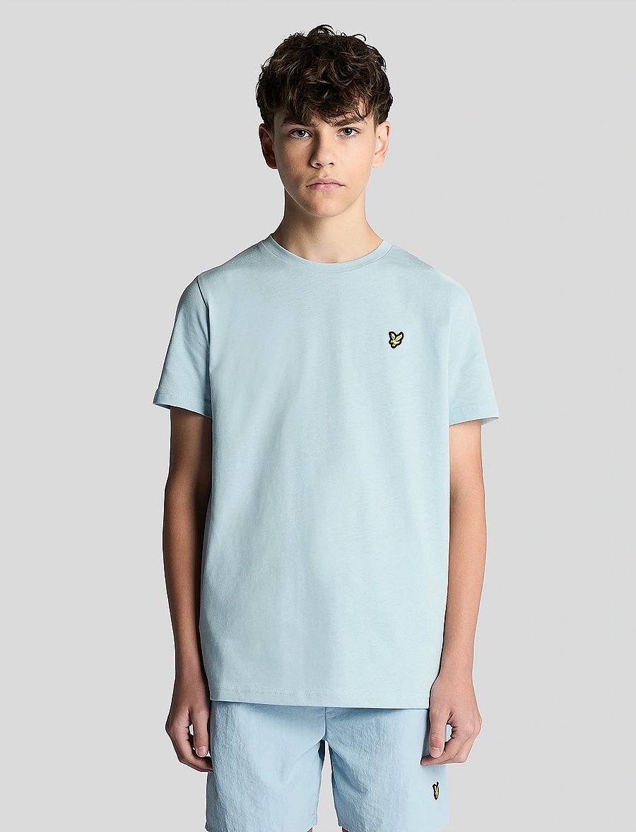 Lyle & Scott - Plain T-shirt - kortærmede t-shirts - w596 opal blue - 4