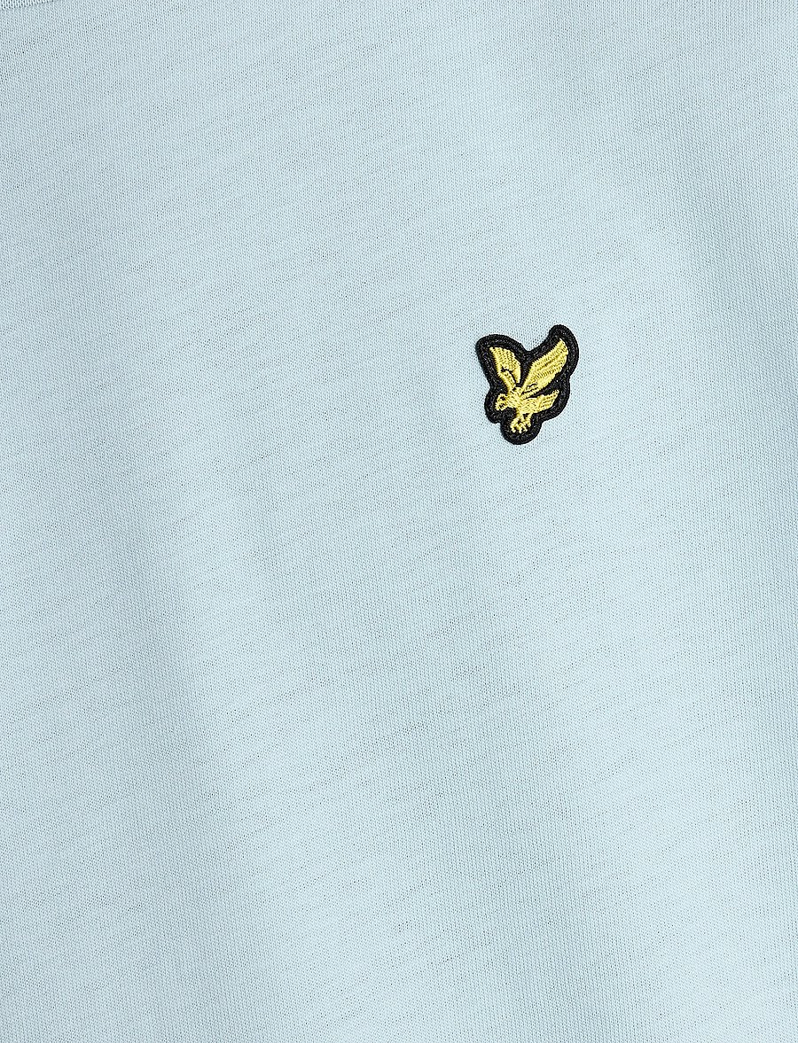 Lyle & Scott - Plain T-shirt - kortærmede t-shirts - w596 opal blue - 5