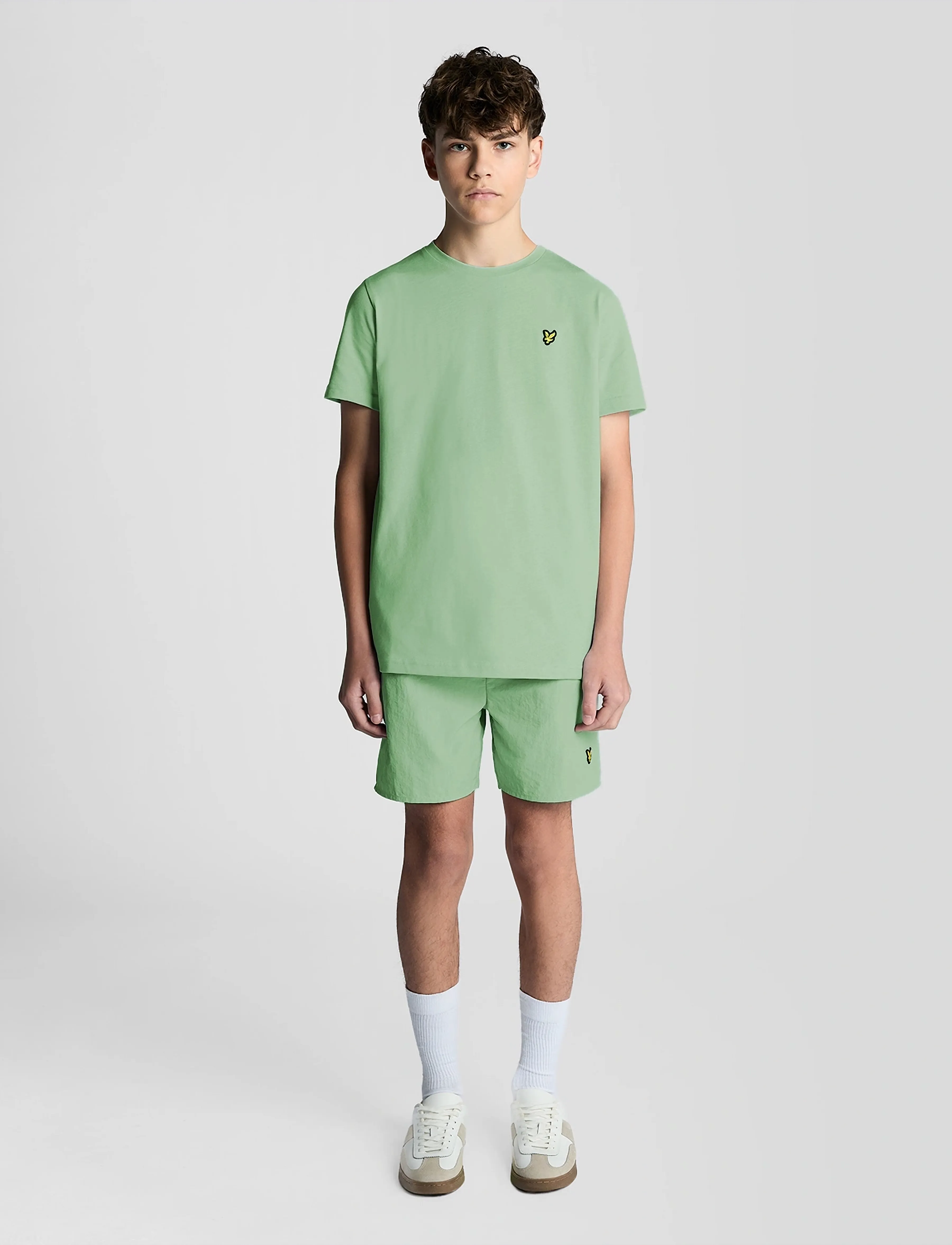 Lyle & Scott - Plain T-shirt - kortærmede t-shirts - w907 turquoise shadow - 2
