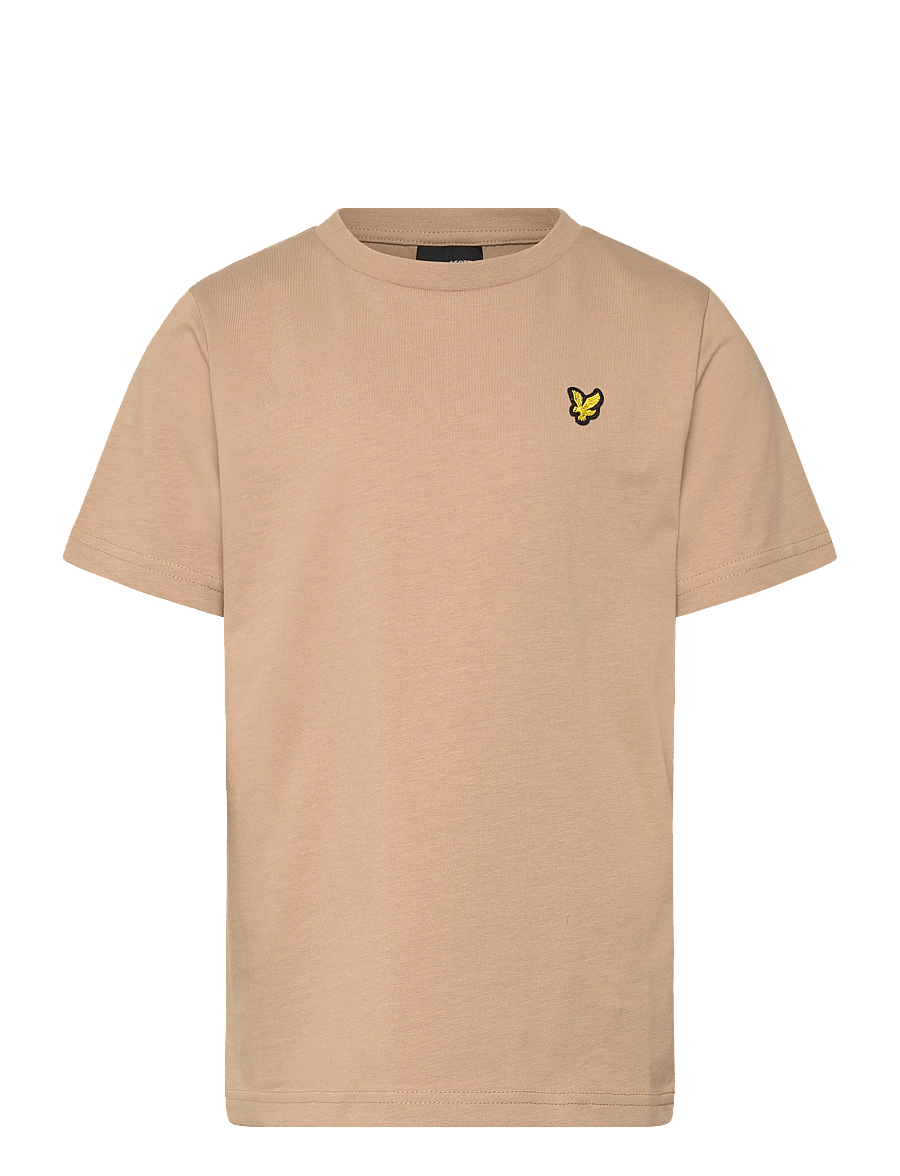 Lyle & Scott - Plain T-shirt - lyhythihaiset t-paidat - x37 dark sand - 1