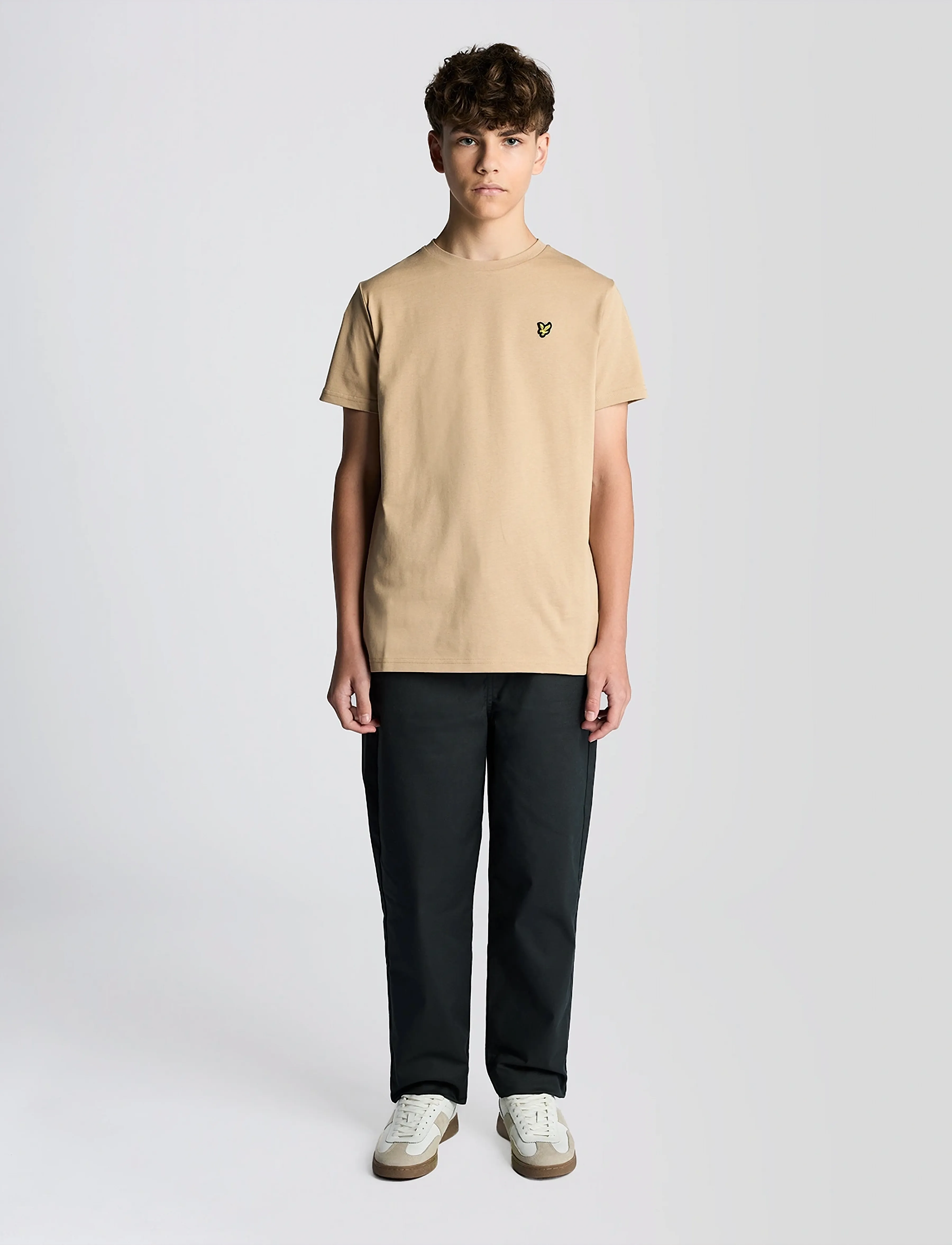 Lyle & Scott - Plain T-shirt - short-sleeved t-shirts - x37 dark sand - 3