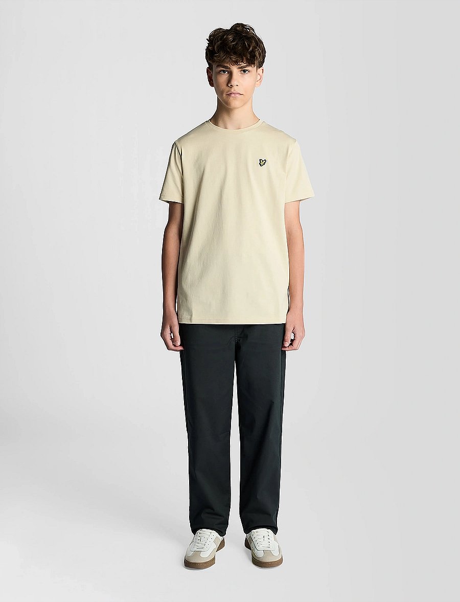 Lyle & Scott - Plain T-shirt - kurzärmelige - y117 wheat - 0