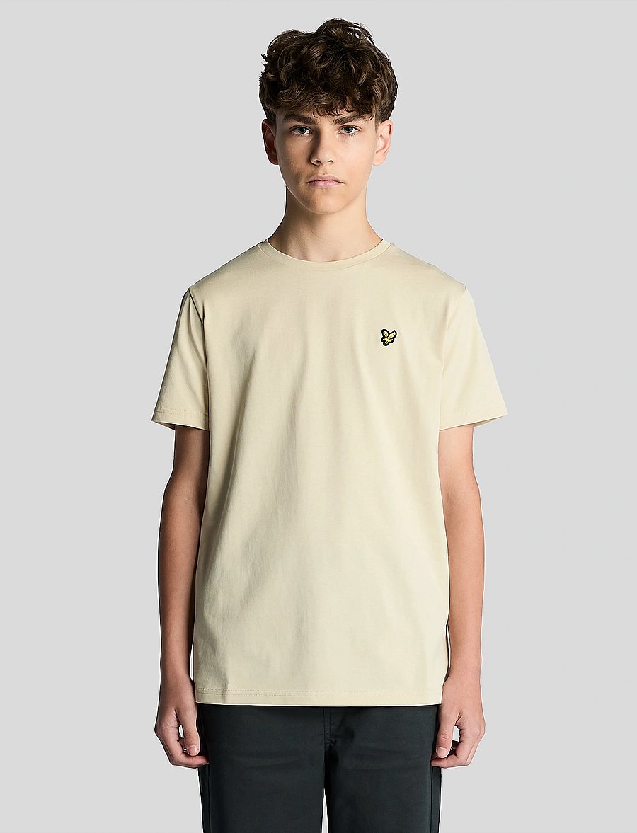 Lyle & Scott - Plain T-shirt - kurzärmelige - y117 wheat - 4