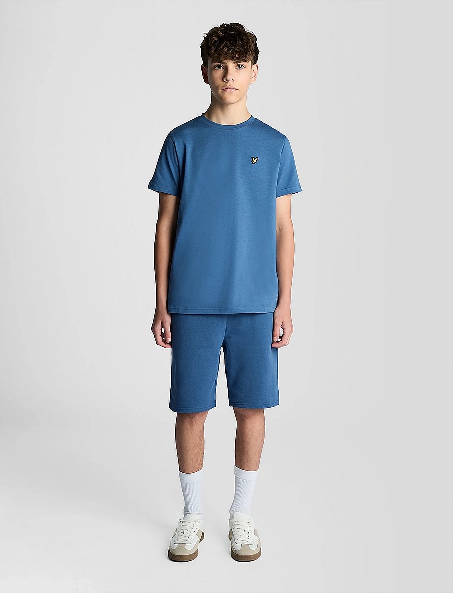 Lyle & Scott - Plain T-shirt - lühikeste varrukatega t-särgid - z411 dark cornflower - 0