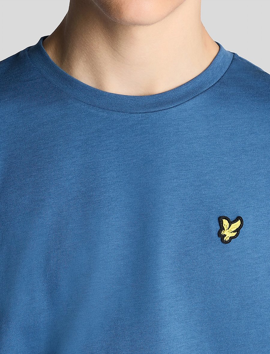 Lyle & Scott - Plain T-shirt - lühikeste varrukatega t-särgid - z411 dark cornflower - 3