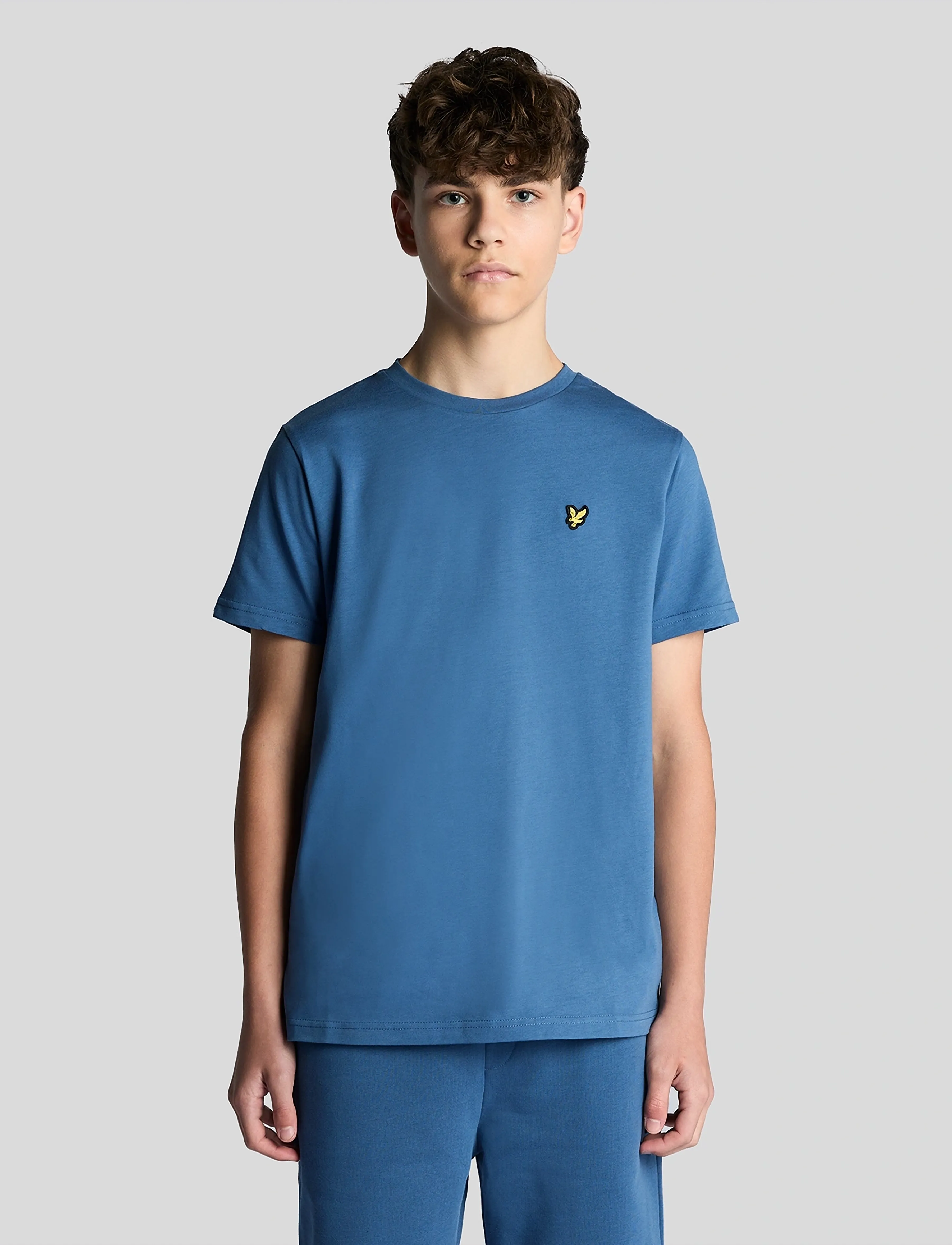Lyle & Scott - Plain T-shirt - kurzärmelige - z411 dark cornflower - 4