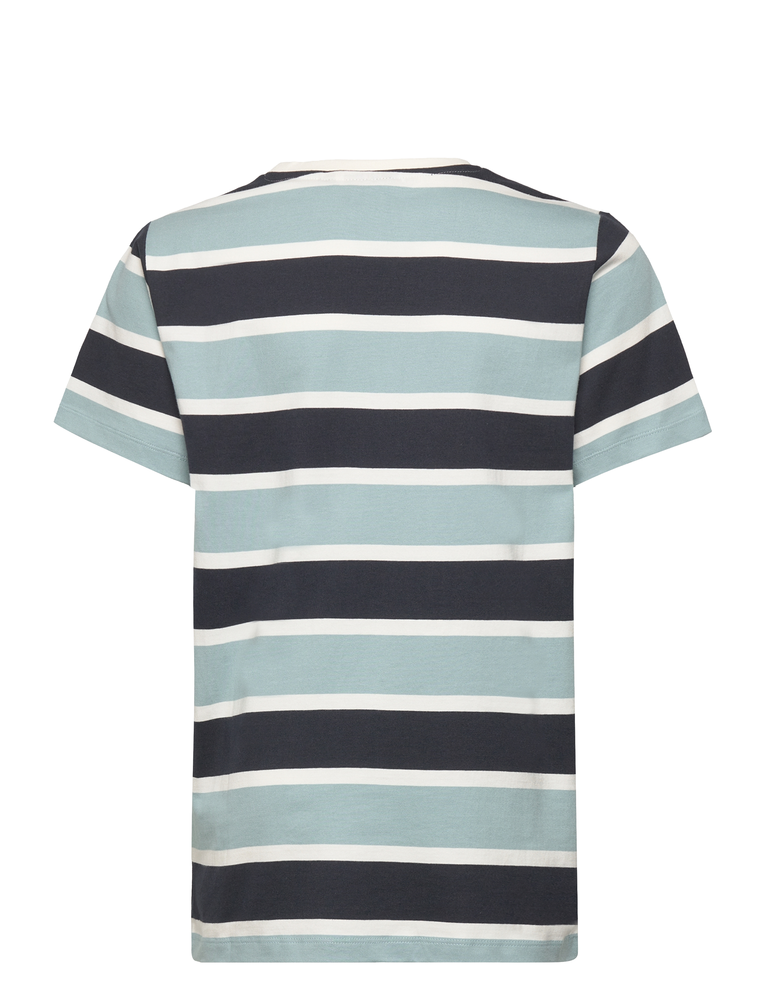Lyle & Scott - Stripe T-shirt - a19 slate blue - 1