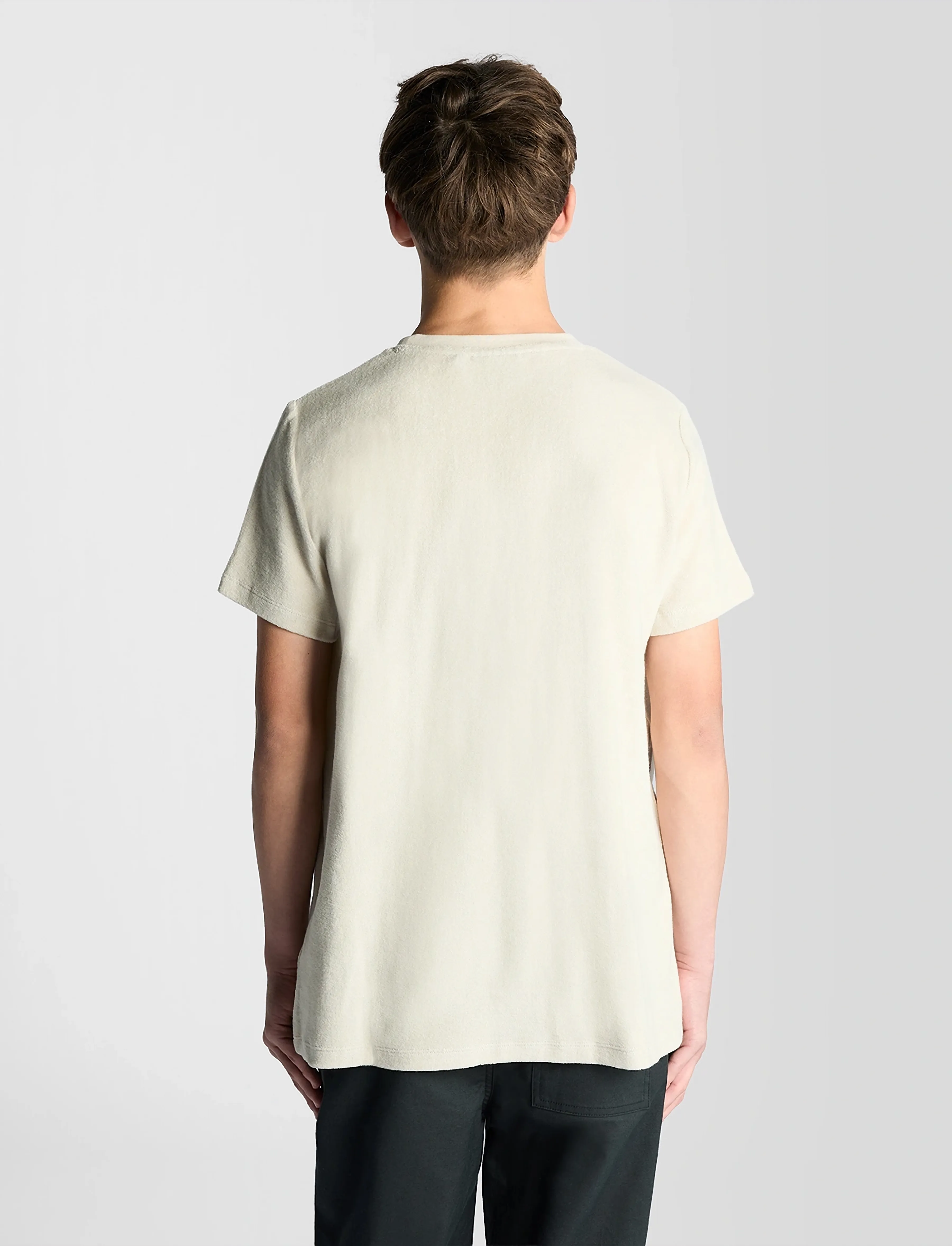 Lyle & Scott - Towelling T-shirt - kortærmede t-shirts - w870 cove - 4