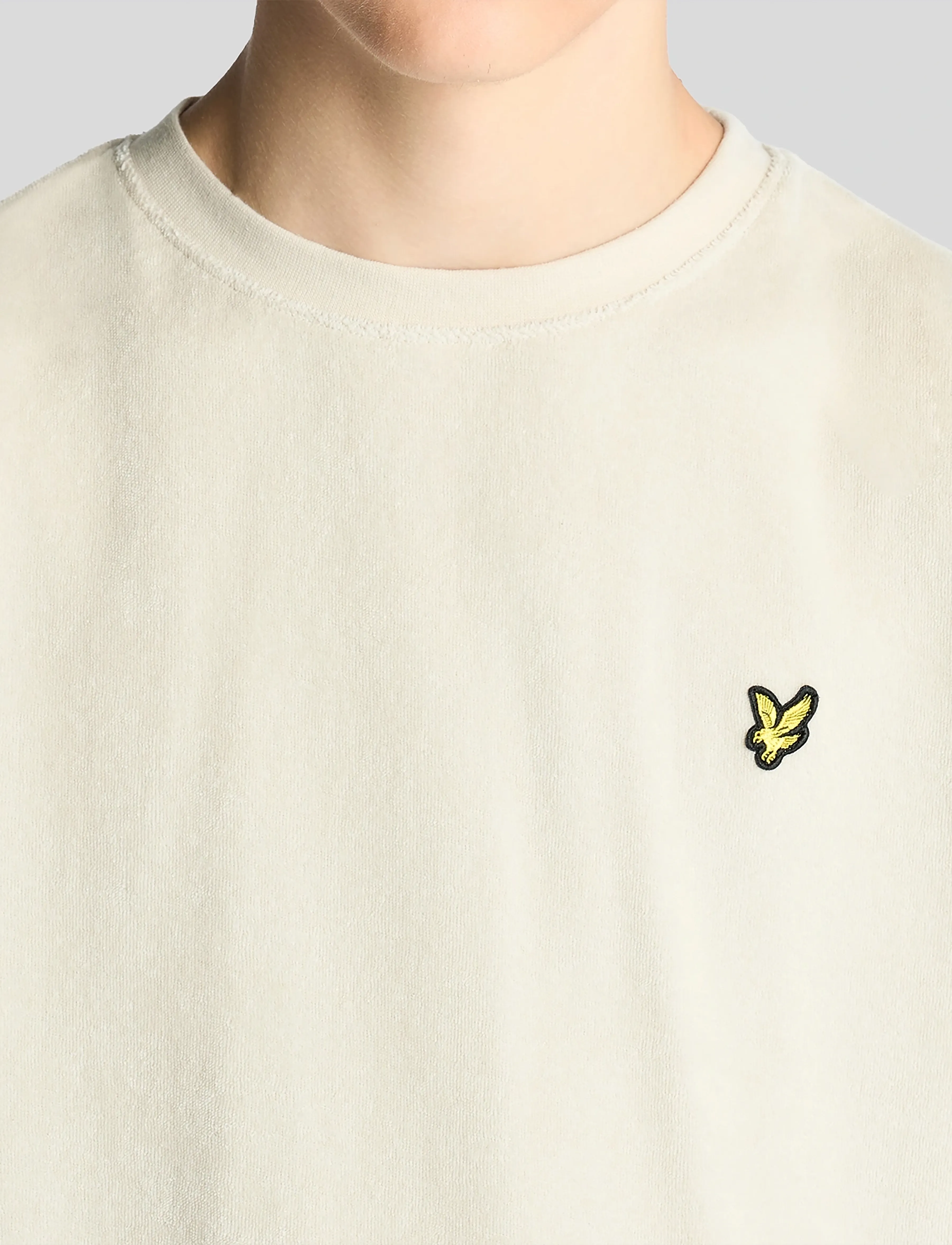 Lyle & Scott - Towelling T-shirt - kortærmede t-shirts - w870 cove - 5