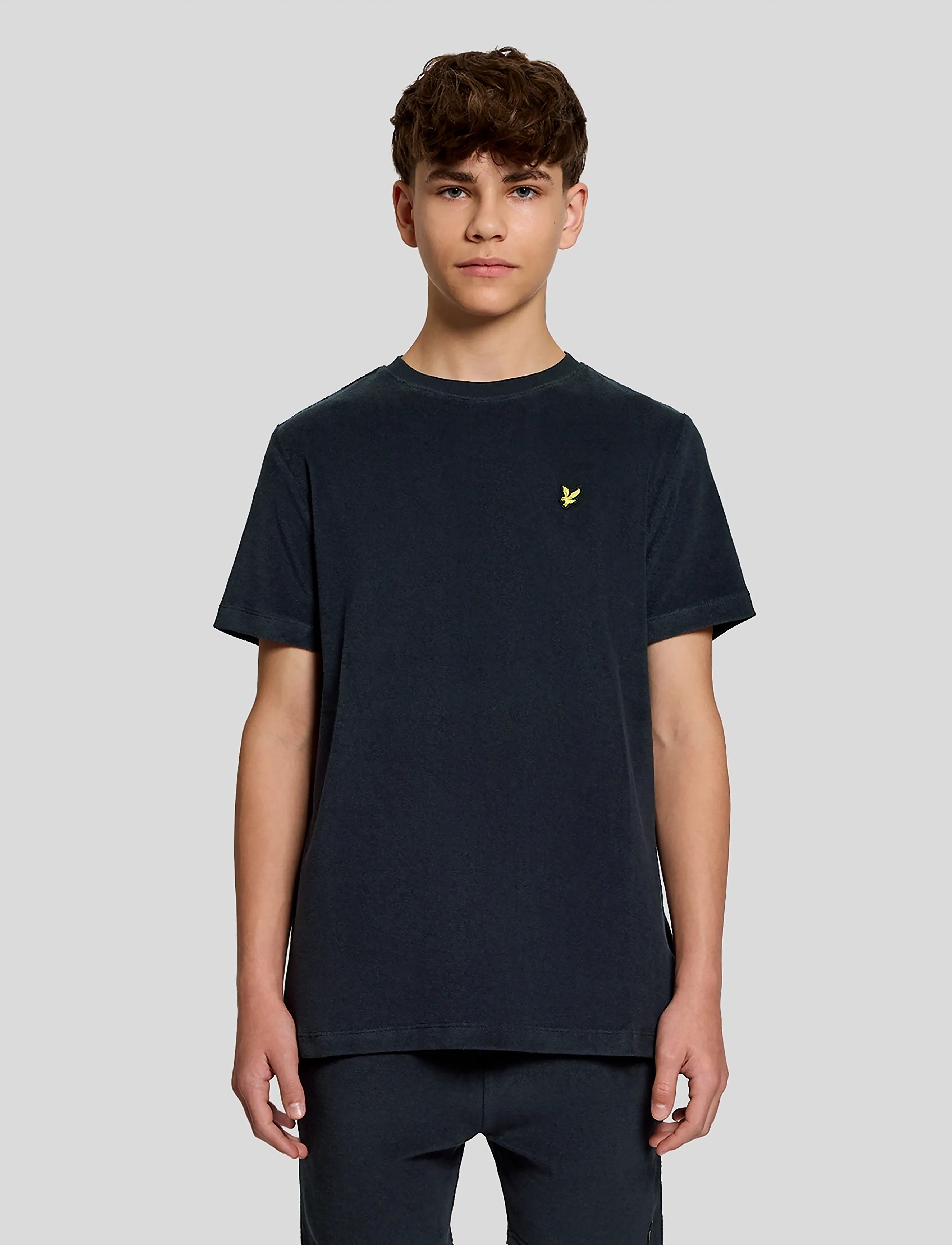 Lyle & Scott Towelling T-shirt - Topit ja T-paidat - Z271 DARK NAVY / navy