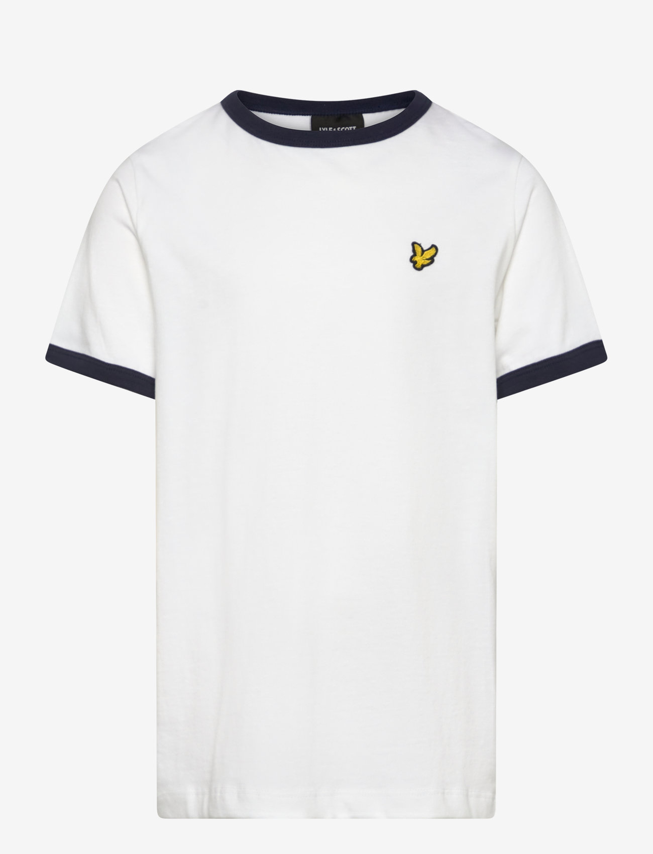 Lyle & Scott - Ringer T-shirt - z660 white/ navy - 0