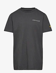 Lyle & Scott - Script Embroidered T-shirt - t-krekli ar īsām piedurknēm - w635 gunmetal - 0