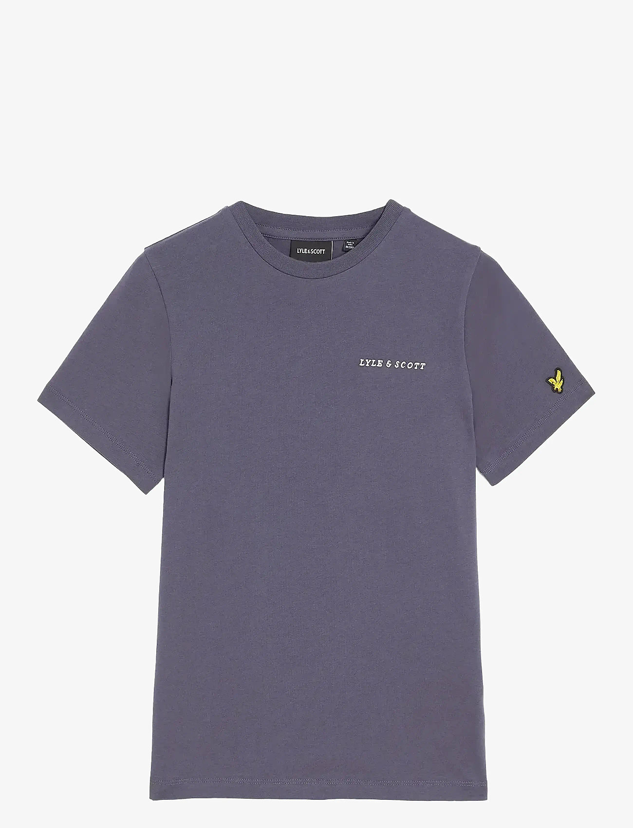Lyle & Scott - Script Embroidered T-shirt - lühikeste varrukatega t-särgid - x854 graystone - 0