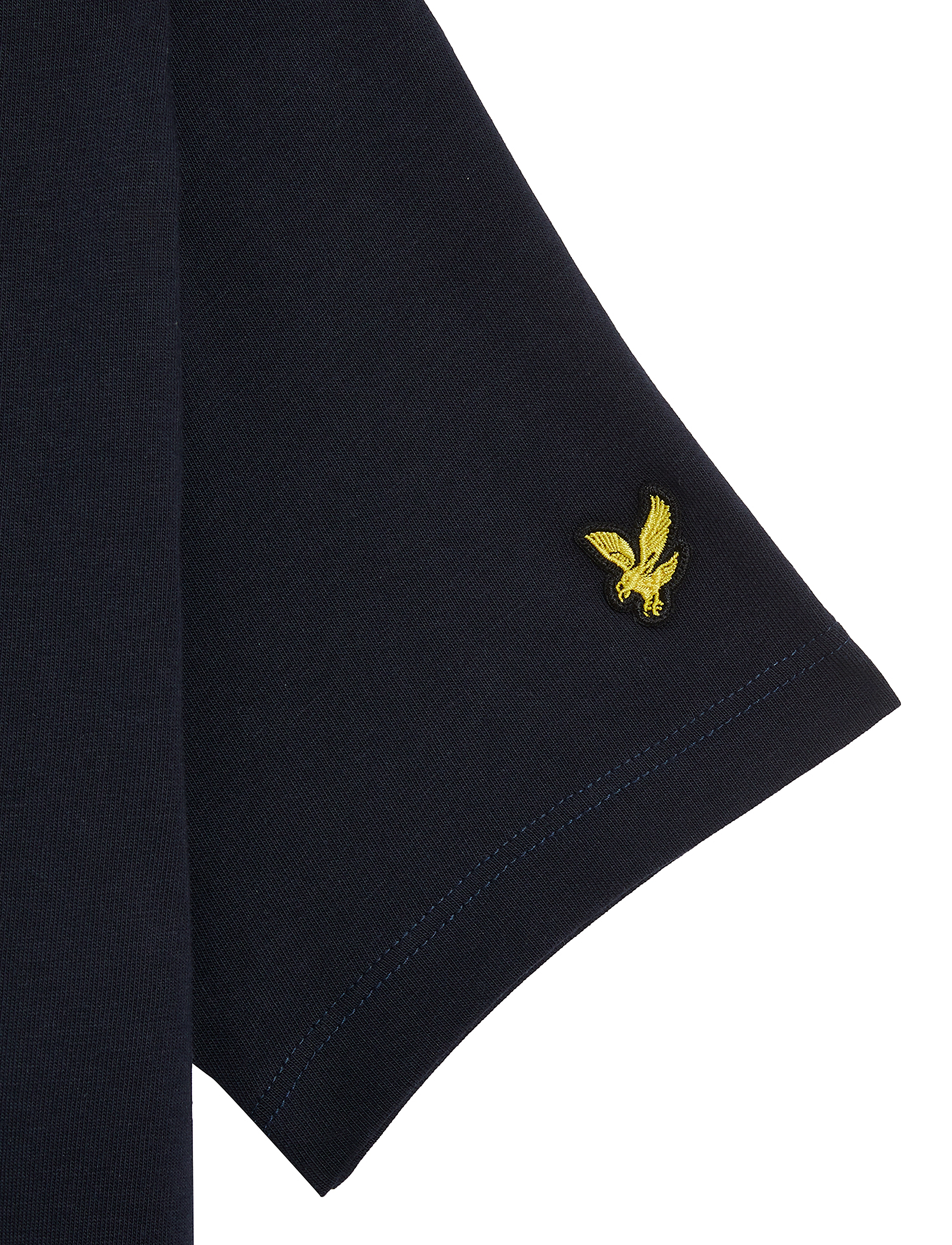 Lyle & Scott - Script Embroidered T-shirt - kortærmede t-shirts - z271 dark navy - 5