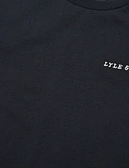 Lyle & Scott - Script Embroidered T-shirt - kortärmade t-shirts - z271 dark navy - 2