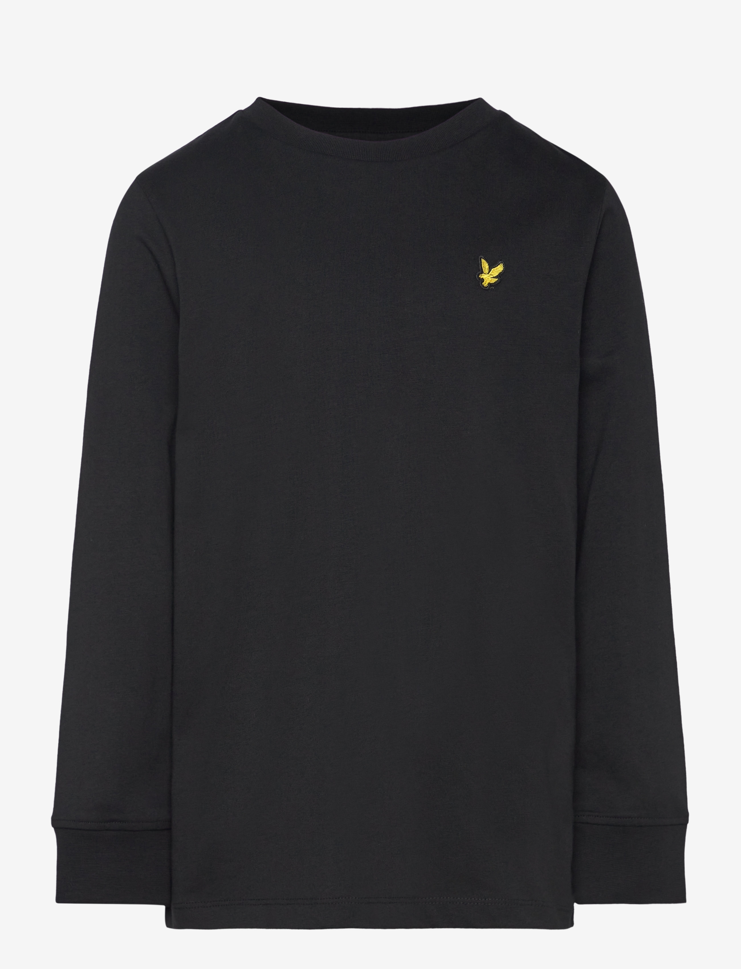 Lyle & Scott Plain Ls T-Shirt, 134-140, Black, Sweatshirts & Hættetrøjer > Sweatshirts, Børn