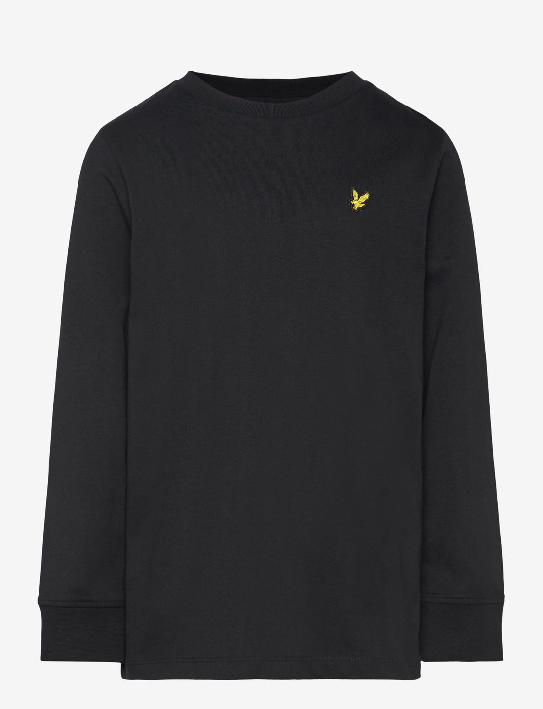 Lyle & Scott - Plain LS T-shirt - long-sleeved t-shirts - jet black - 0