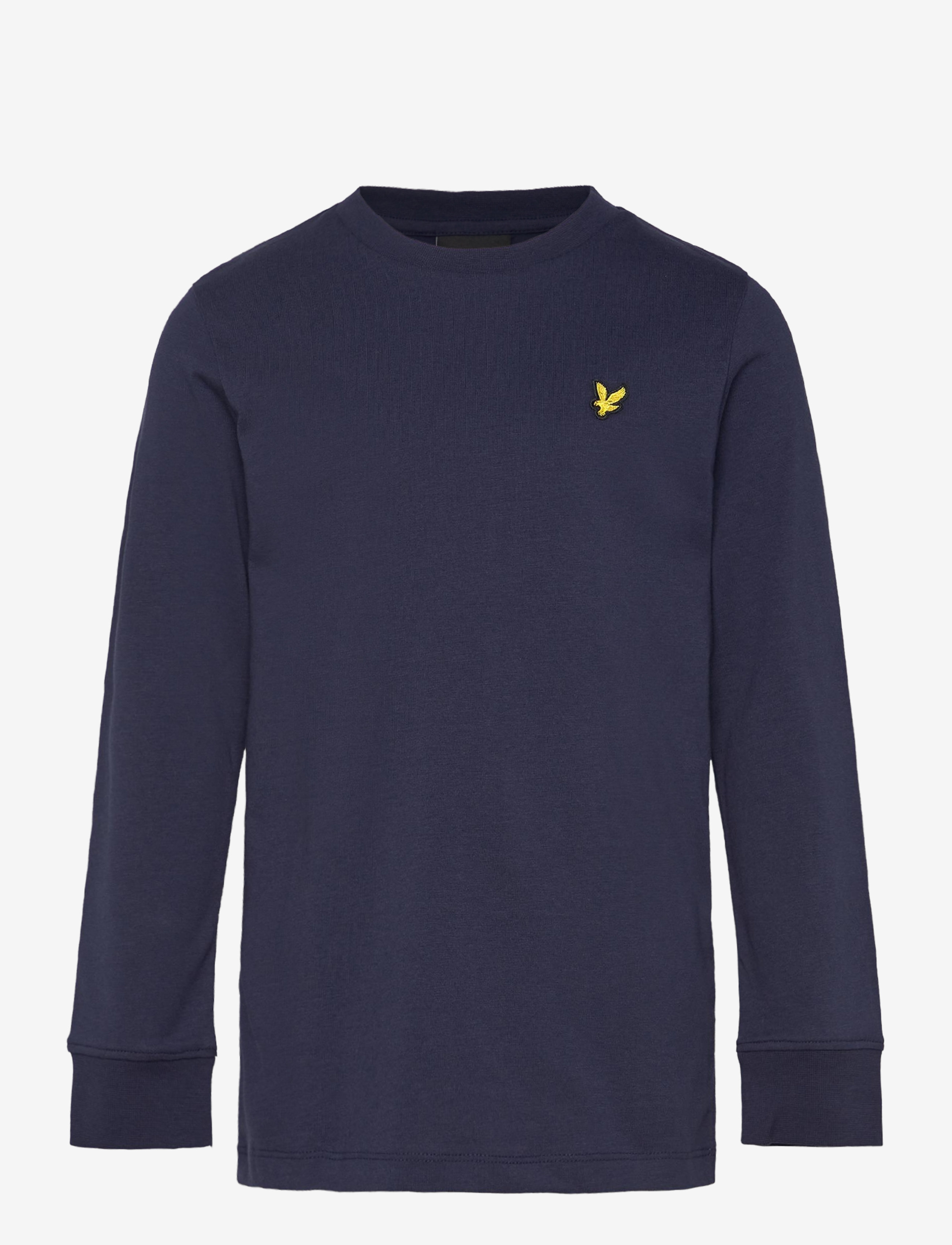 Lyle & Scott Plain Ls T-Shirt, 98-104, Navy, Sweatshirts & Hættetrøjer > Sweatshirts, Børn