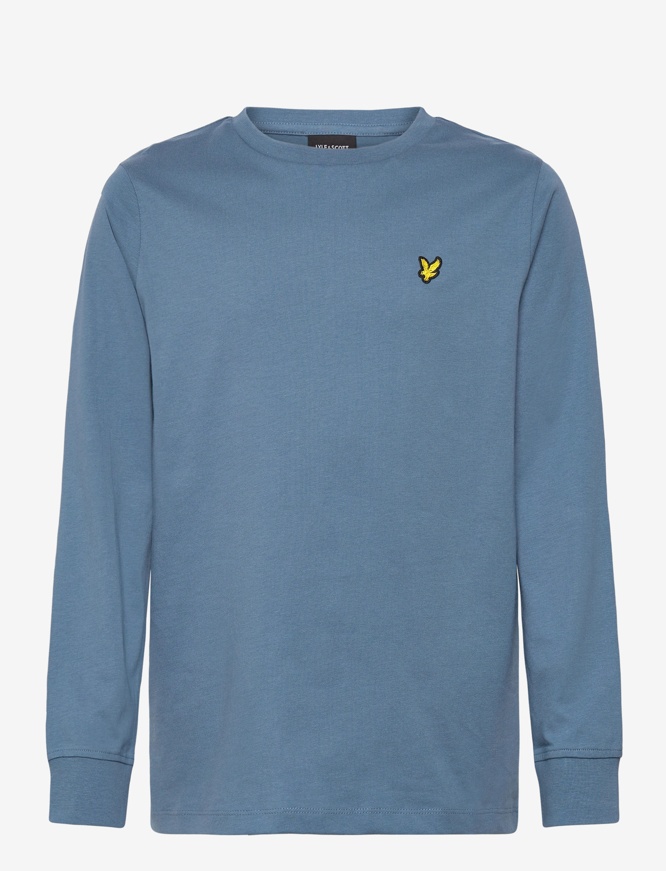 Lyle & Scott - Plain LS T-shirt - efterårstøj - x861 ocean sky - 0