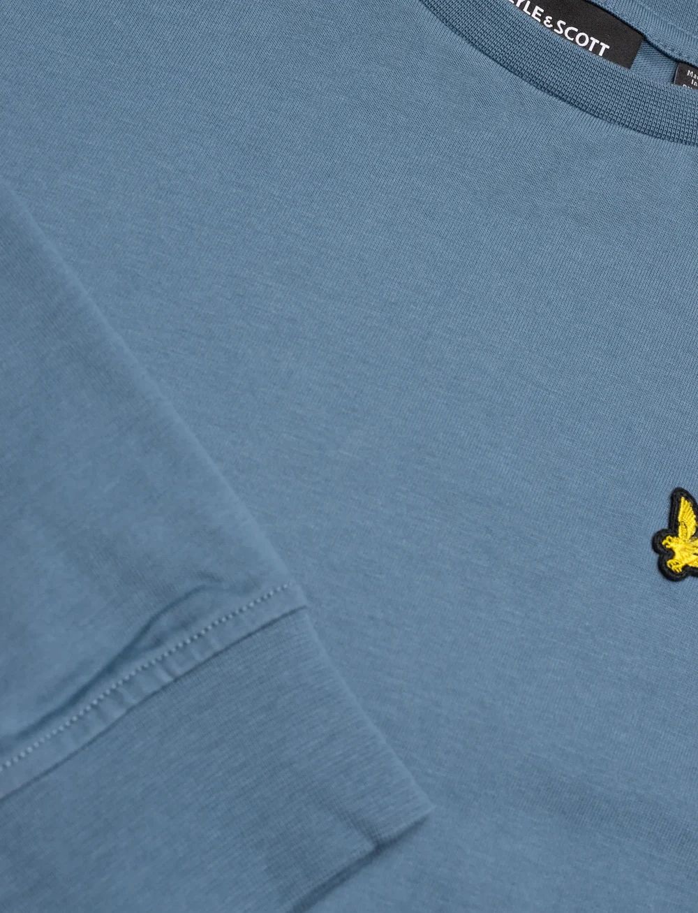 Lyle & Scott - Plain LS T-shirt - long-sleeved t-shirts - x861 ocean sky - 2