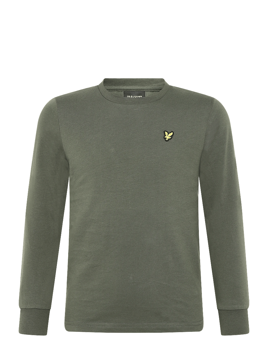 Lyle & Scott - Plain LS T-shirt - langærmede t-shirts - deep depths - 0