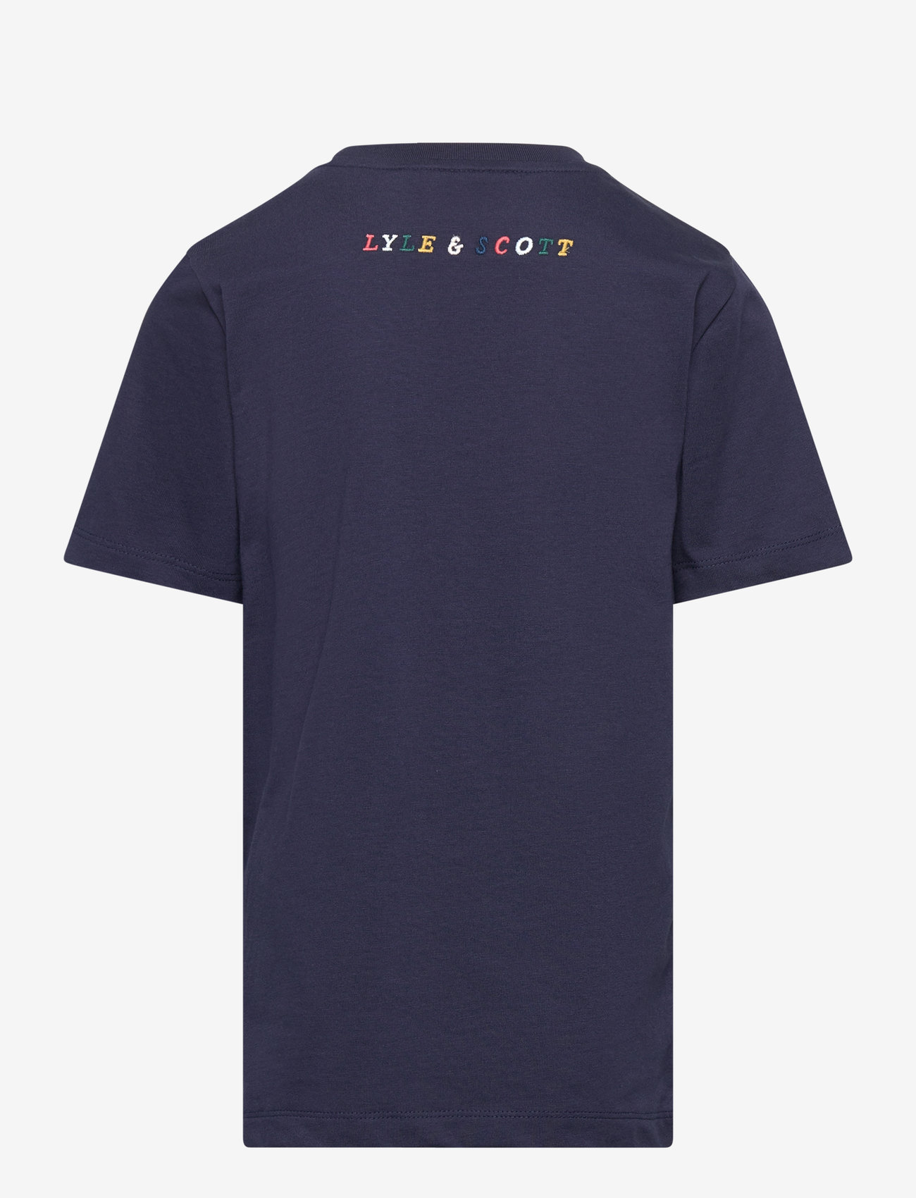 Lyle & Scott - Multi Colour Embroidery  T-shirt - navy - 1
